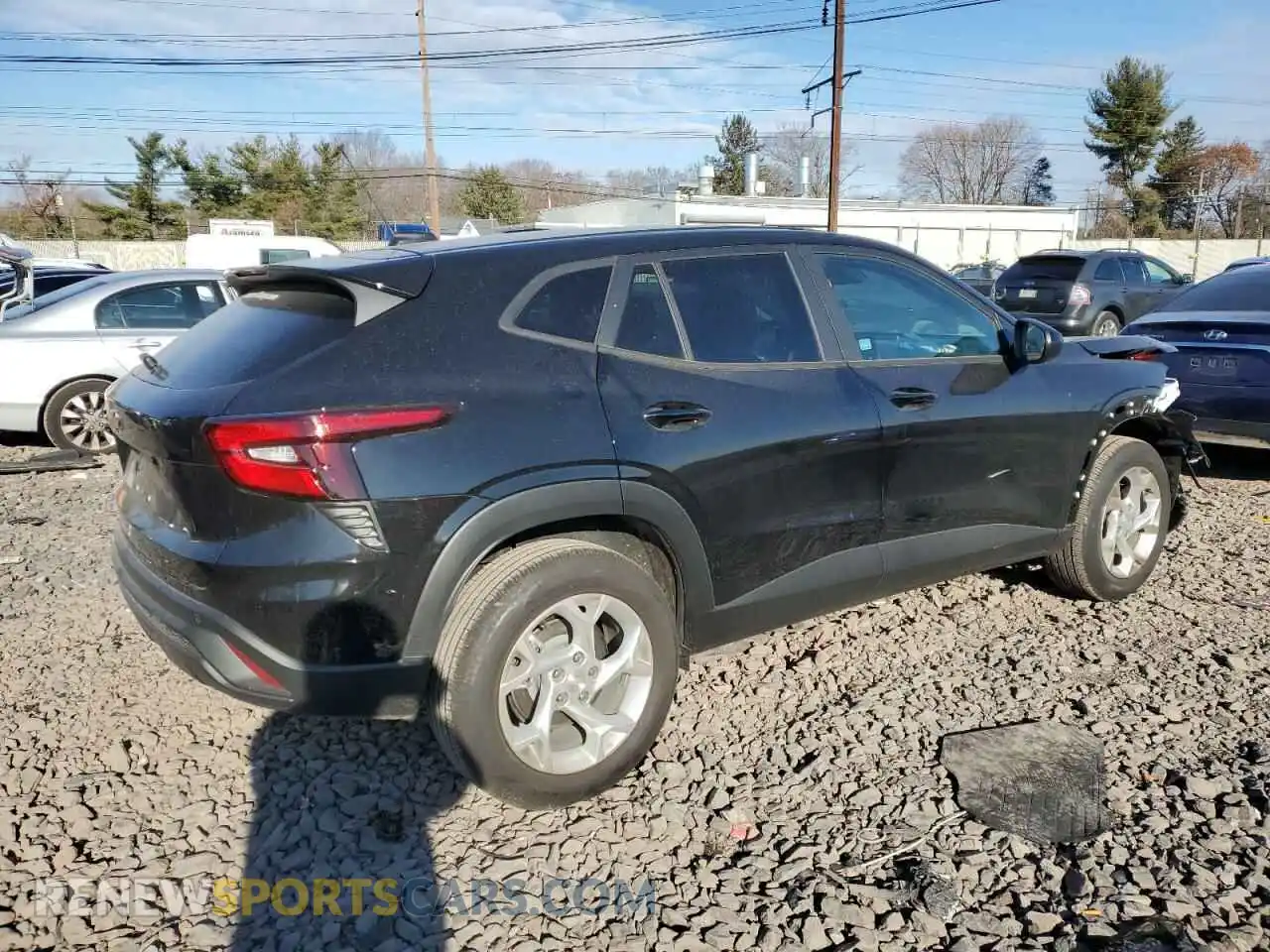 3 Photograph of a damaged car KL77LFEP2SC043686 CHEVROLET TRAX 2025