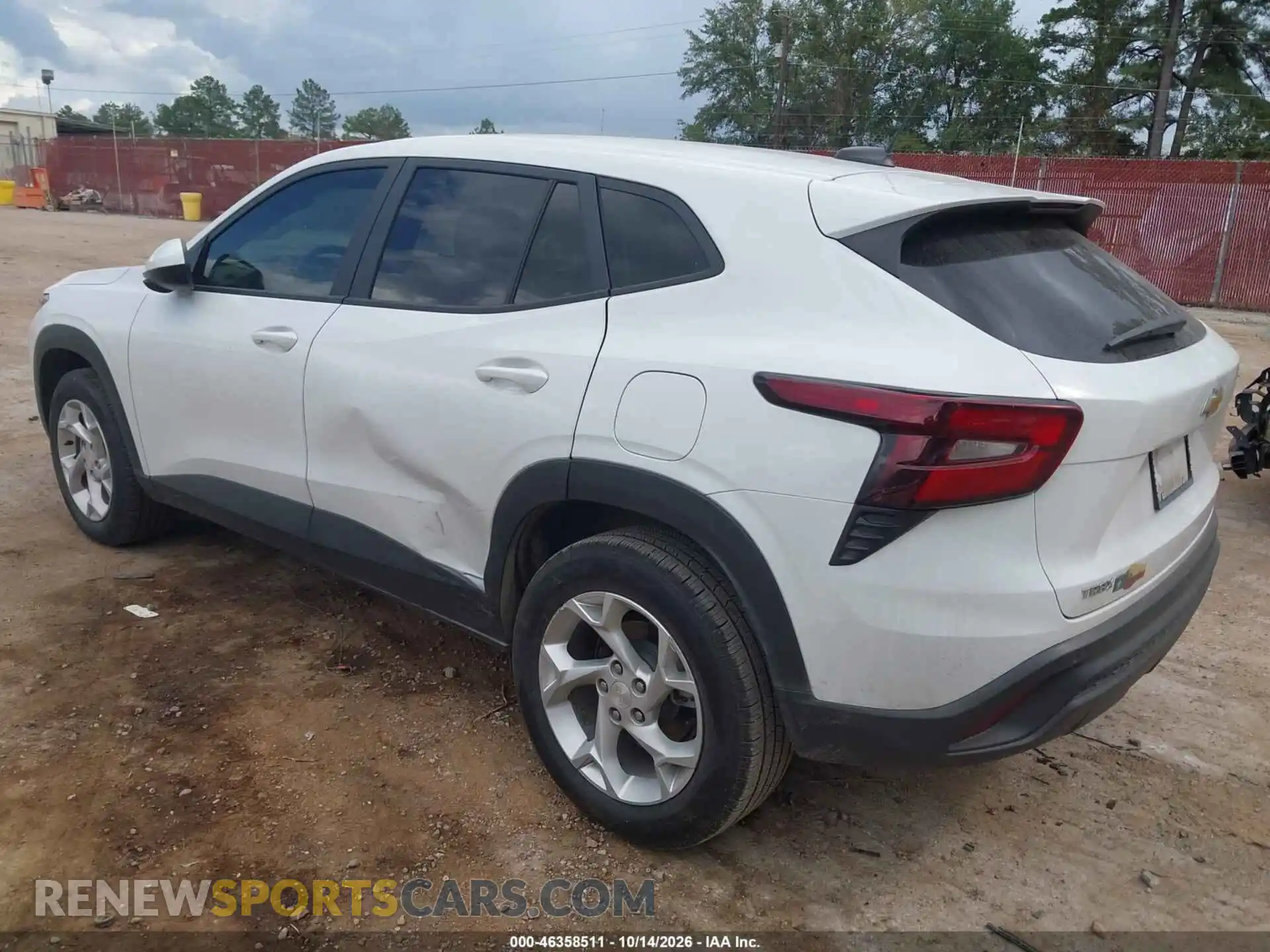 3 Photograph of a damaged car KL77LFEP2SC059922 CHEVROLET TRAX 2025