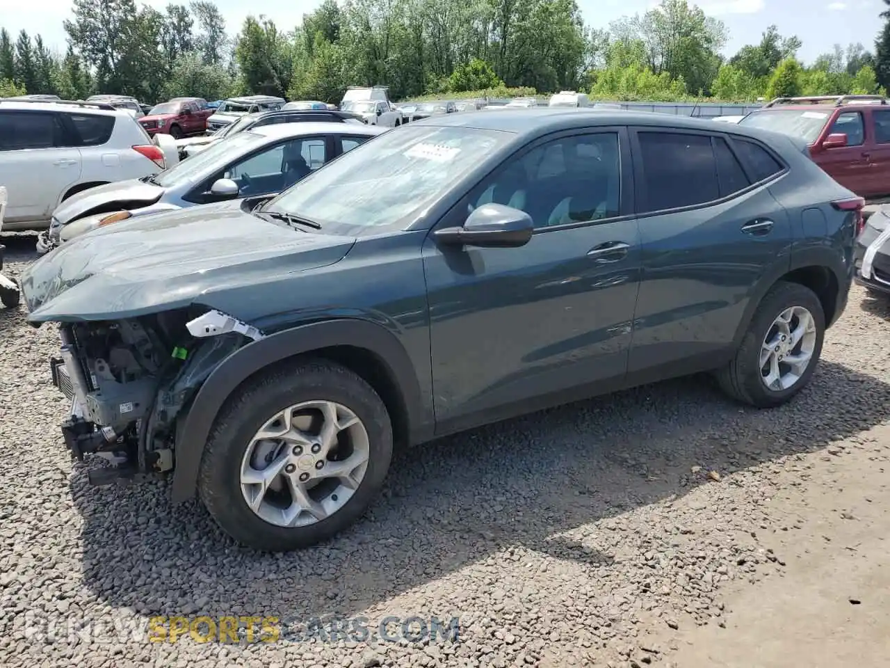 1 Photograph of a damaged car KL77LFEP2SC086019 CHEVROLET TRAX 2025