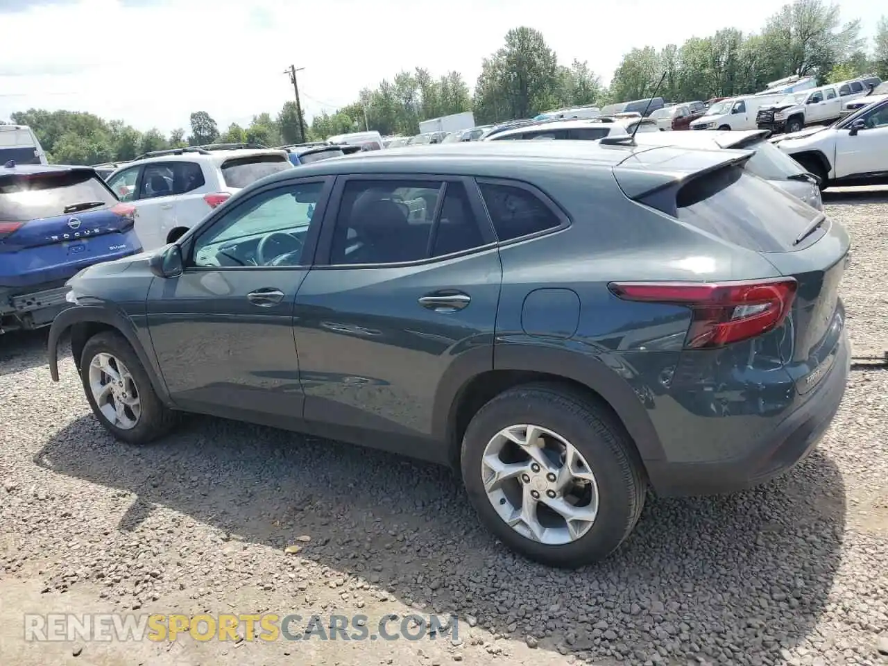 2 Photograph of a damaged car KL77LFEP2SC086019 CHEVROLET TRAX 2025