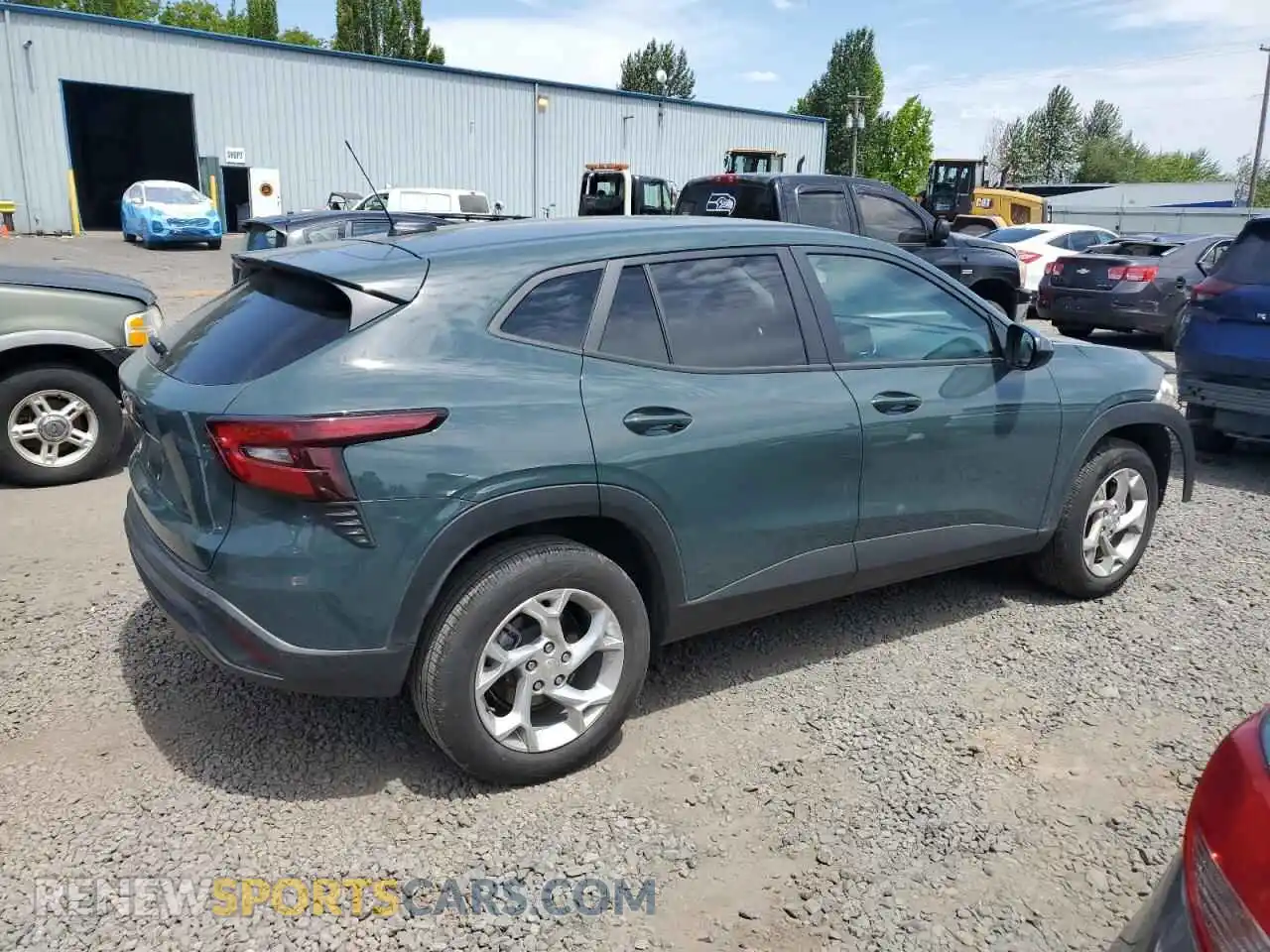 3 Photograph of a damaged car KL77LFEP2SC086019 CHEVROLET TRAX 2025