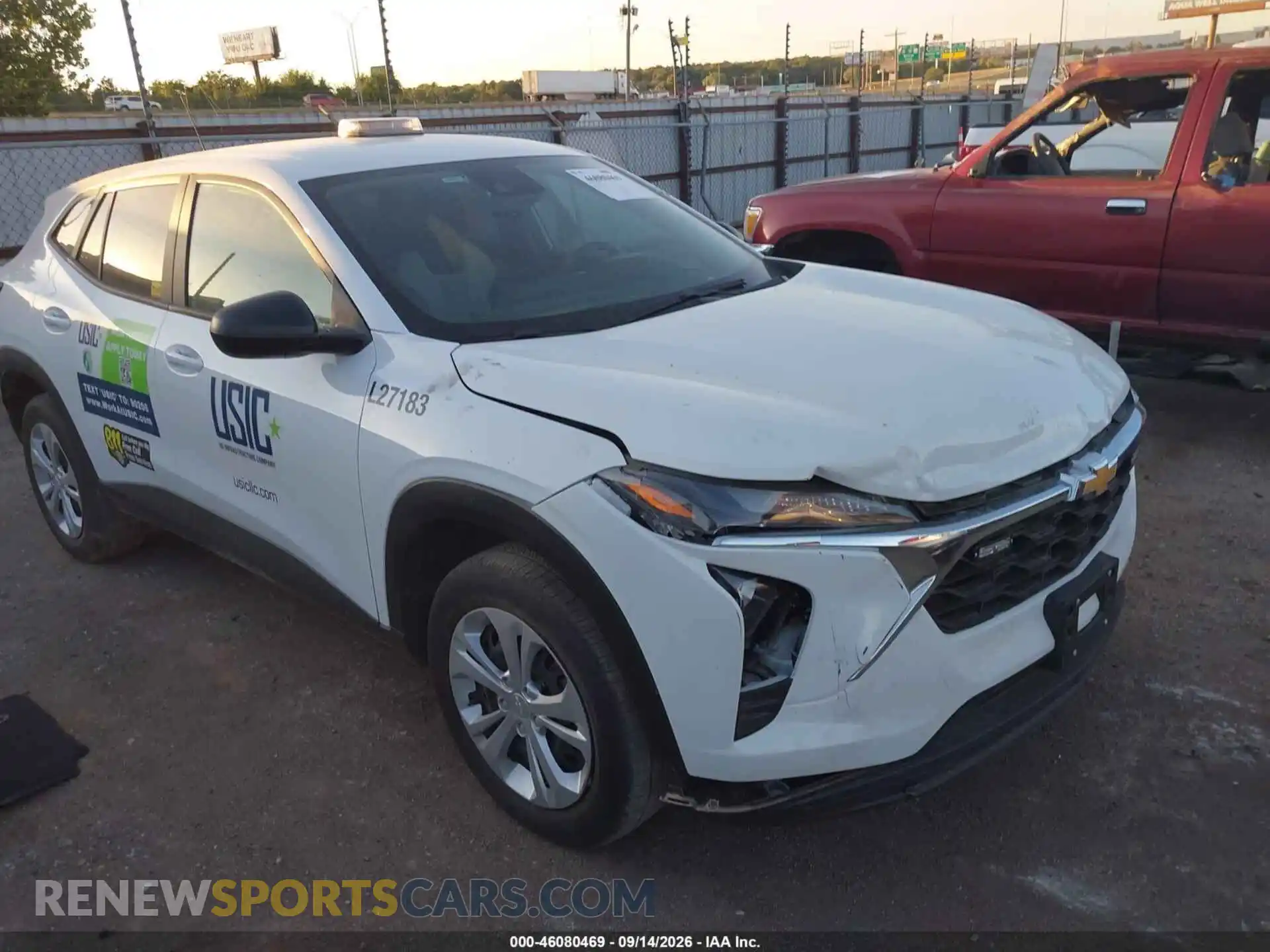 1 Photograph of a damaged car KL77LFEP2SC183687 CHEVROLET TRAX 2025