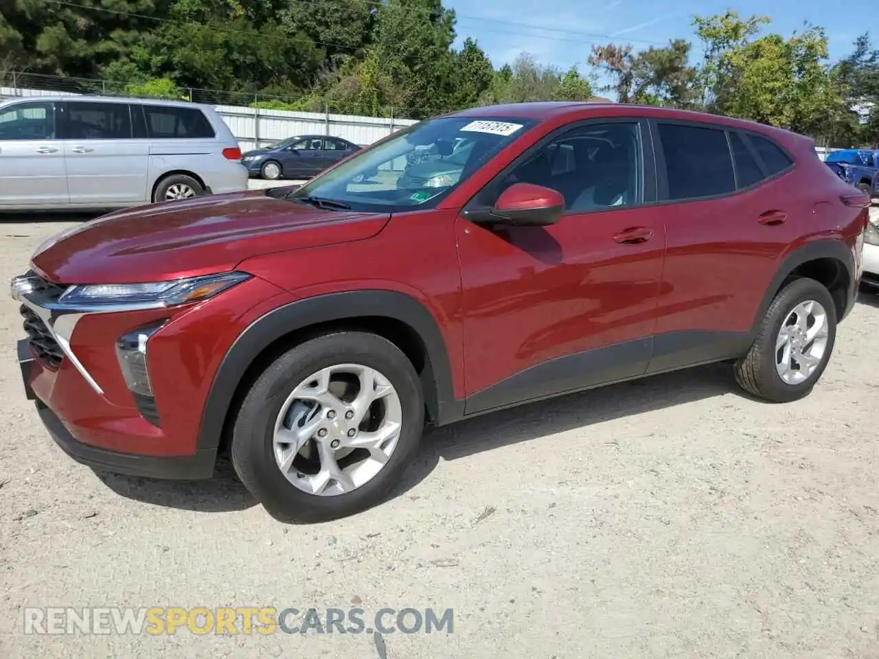 1 Photograph of a damaged car KL77LFEP2SC280470 CHEVROLET TRAX 2025