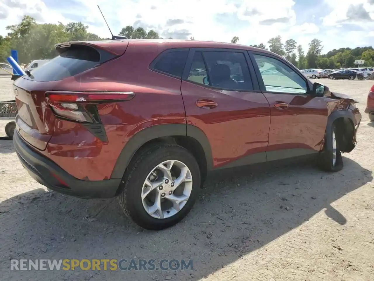 3 Photograph of a damaged car KL77LFEP2SC280470 CHEVROLET TRAX 2025