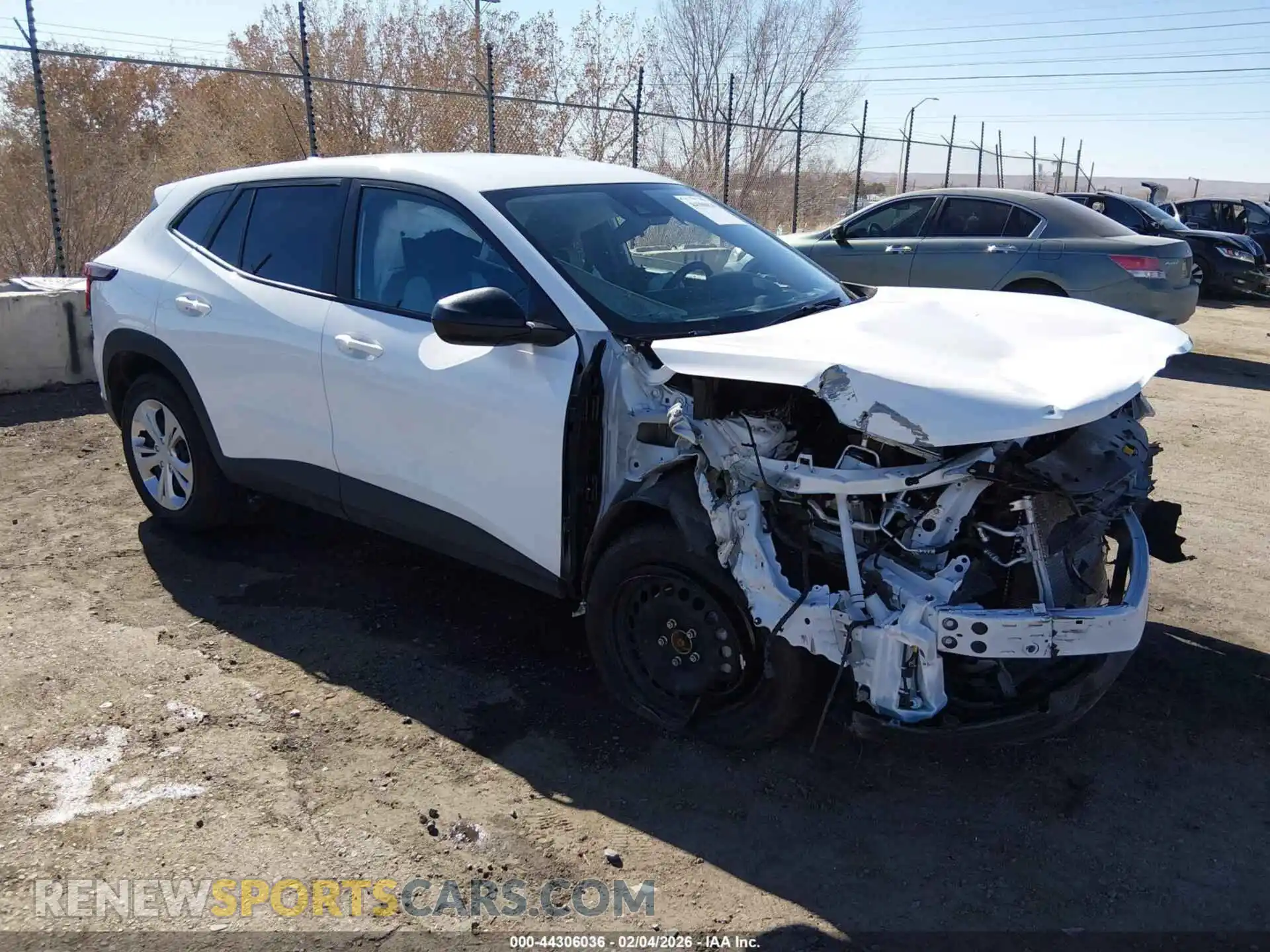1 Photograph of a damaged car KL77LFEP2SC300409 CHEVROLET TRAX 2025