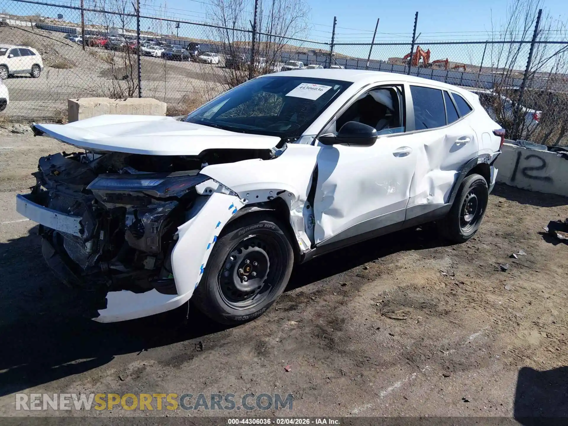 2 Photograph of a damaged car KL77LFEP2SC300409 CHEVROLET TRAX 2025