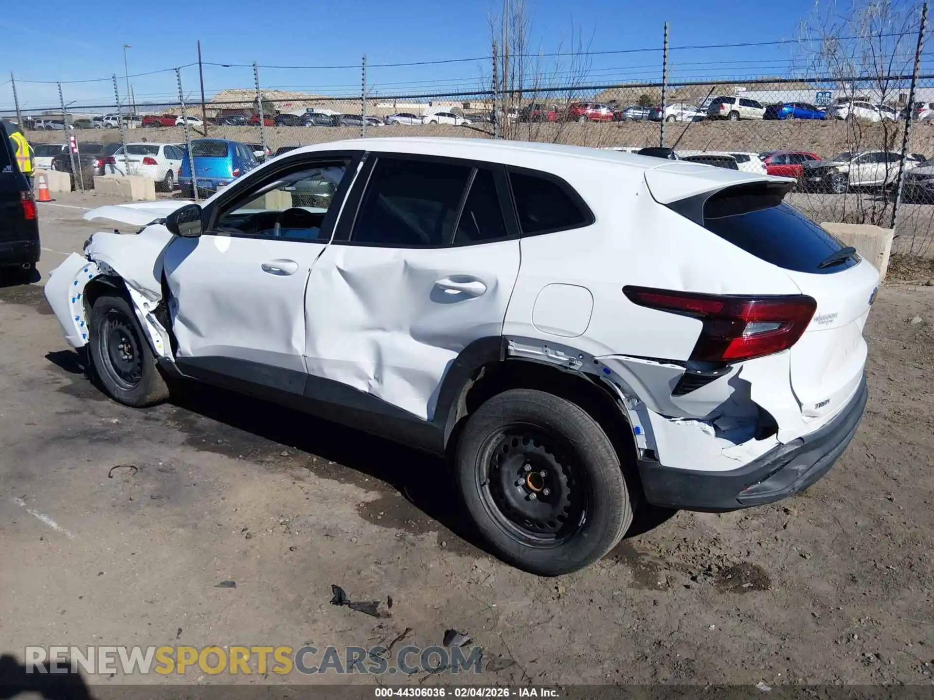 3 Photograph of a damaged car KL77LFEP2SC300409 CHEVROLET TRAX 2025