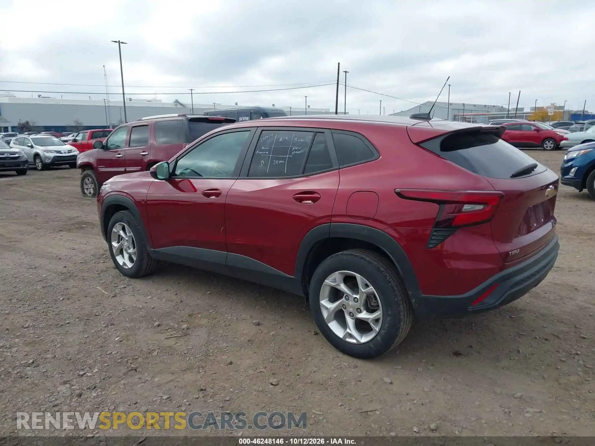 3 Photograph of a damaged car KL77LFEP3SC005447 CHEVROLET TRAX 2025