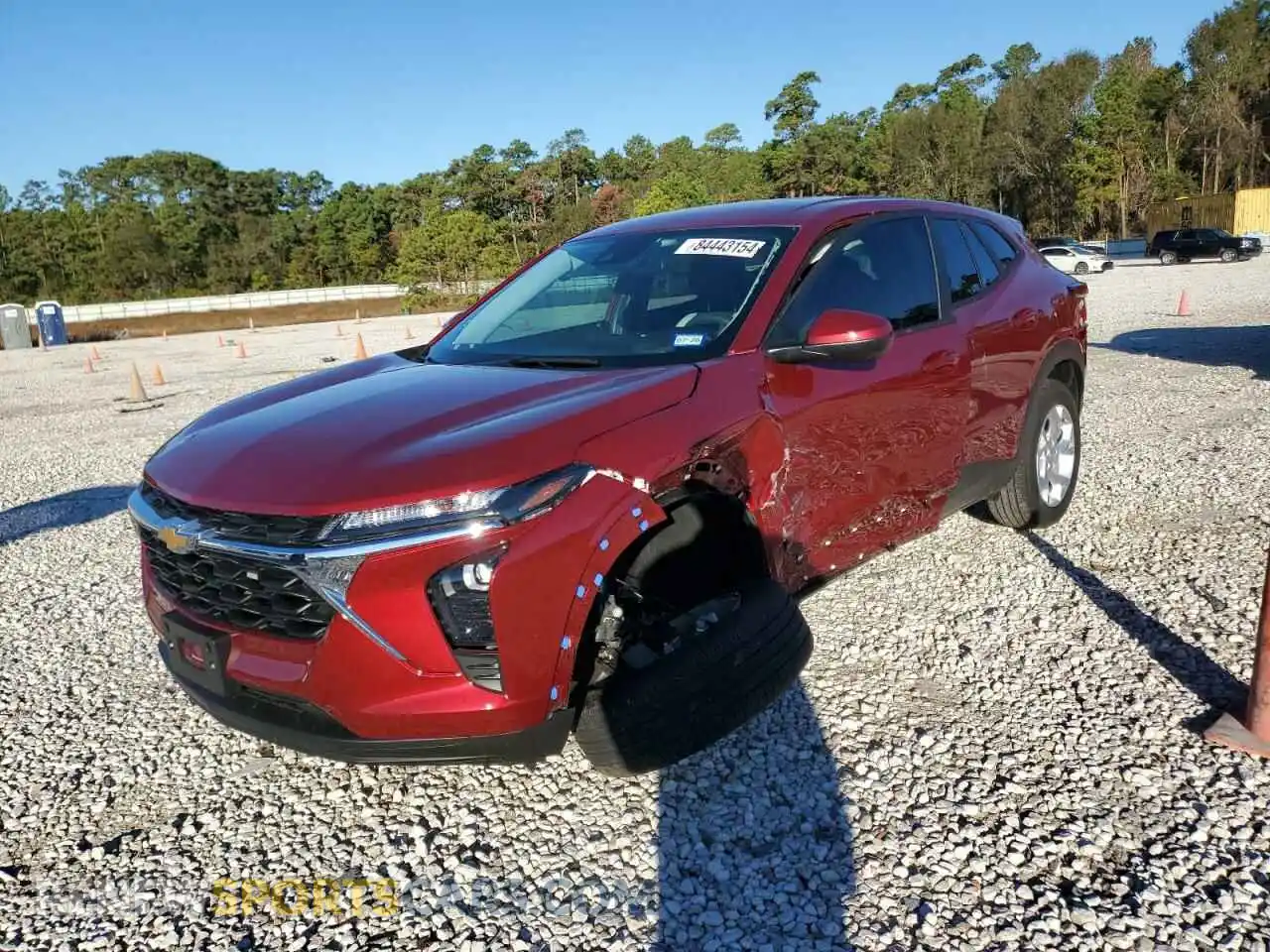 1 Photograph of a damaged car KL77LFEP3SC043860 CHEVROLET TRAX 2025