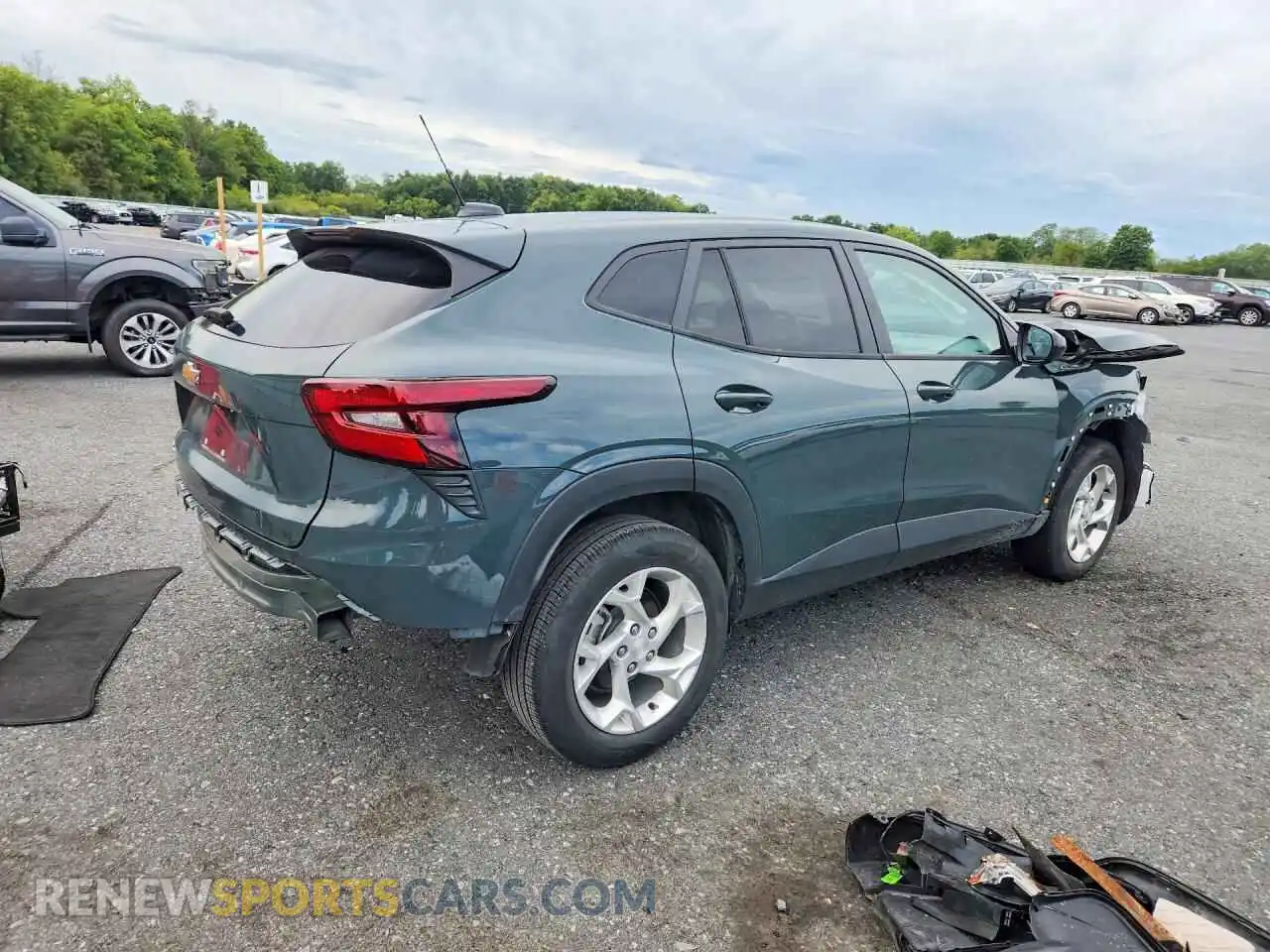 3 Photograph of a damaged car KL77LFEP3SC050890 CHEVROLET TRAX 2025