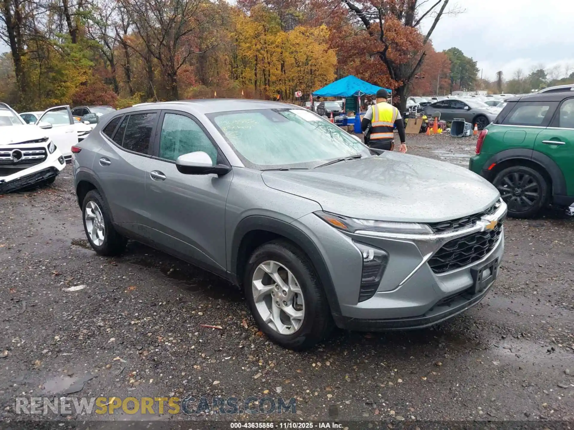 1 Photograph of a damaged car KL77LFEP3SC128049 CHEVROLET TRAX 2025