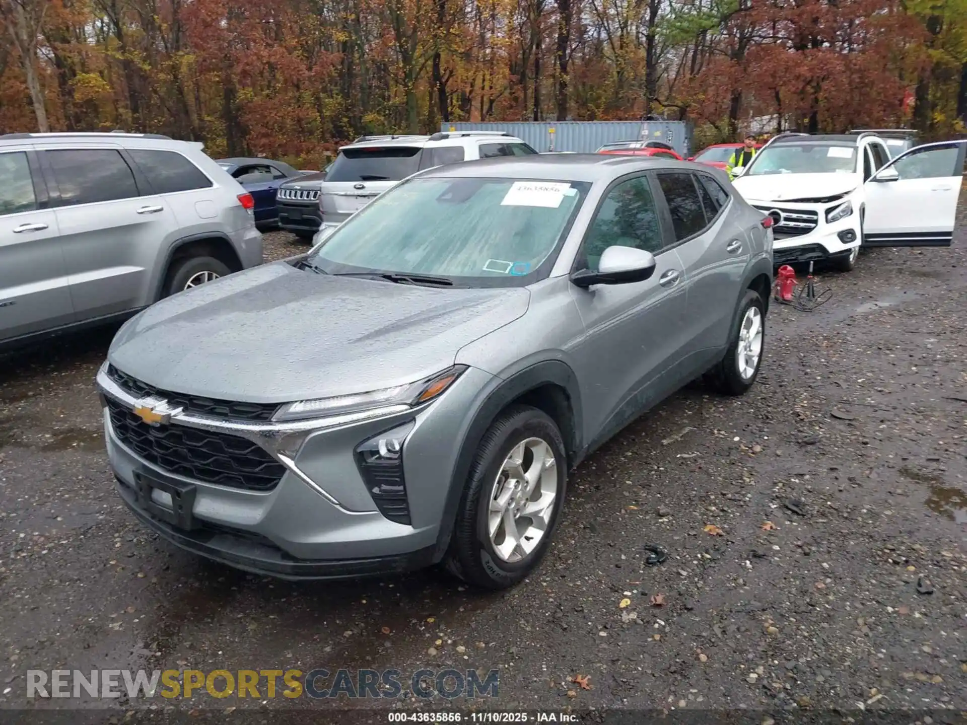 2 Photograph of a damaged car KL77LFEP3SC128049 CHEVROLET TRAX 2025