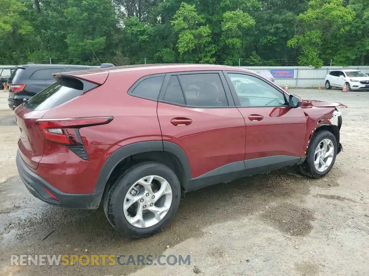 3 fotografías del automóvil dañado KL77LFEP3SC137978 CHEVROLET TRAX 2025