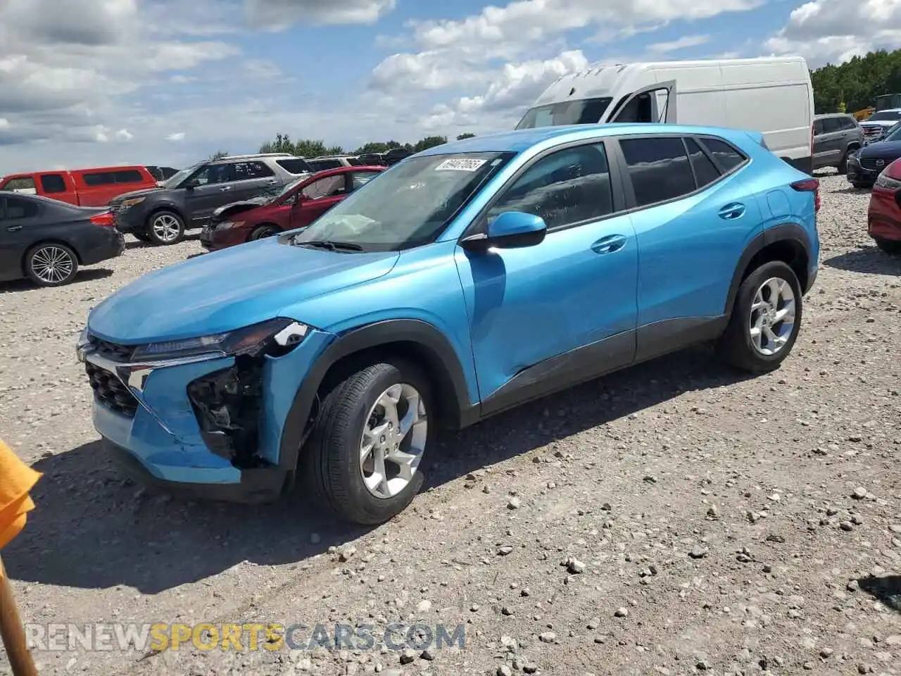 1 Photograph of a damaged car KL77LFEP4SC039039 CHEVROLET TRAX 2025