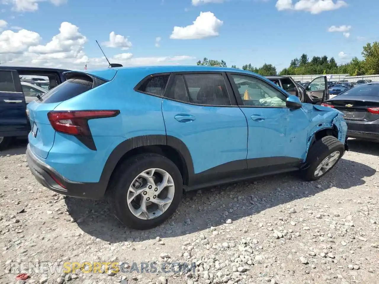 3 Photograph of a damaged car KL77LFEP4SC039039 CHEVROLET TRAX 2025