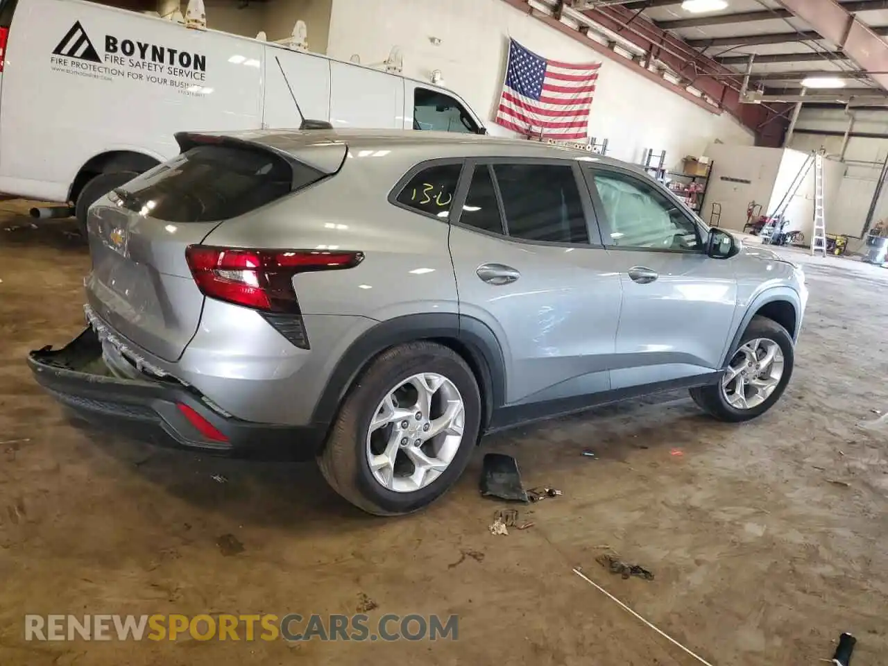 3 Photograph of a damaged car KL77LFEP4SC138508 CHEVROLET TRAX 2025