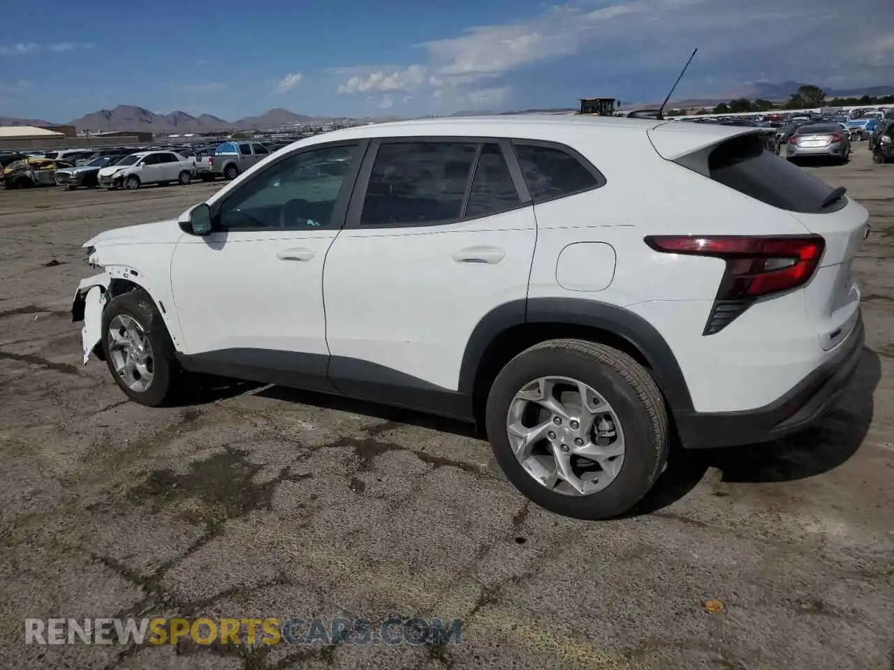 2 Фотография поврежденного автомобиля KL77LFEP4SC154160 CHEVROLET TRAX 2025
