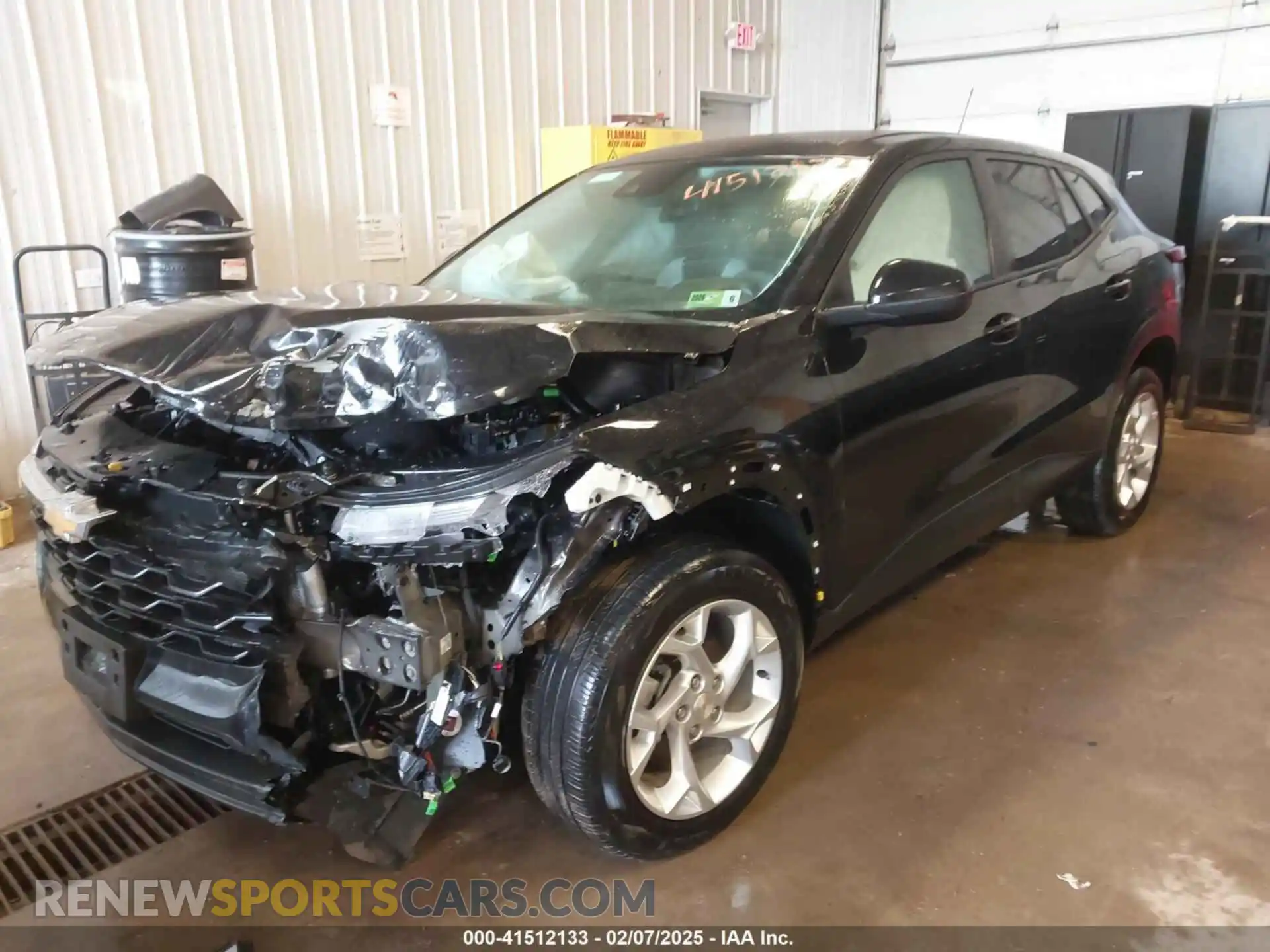2 Photograph of a damaged car KL77LFEP5SC004784 CHEVROLET TRAX 2025