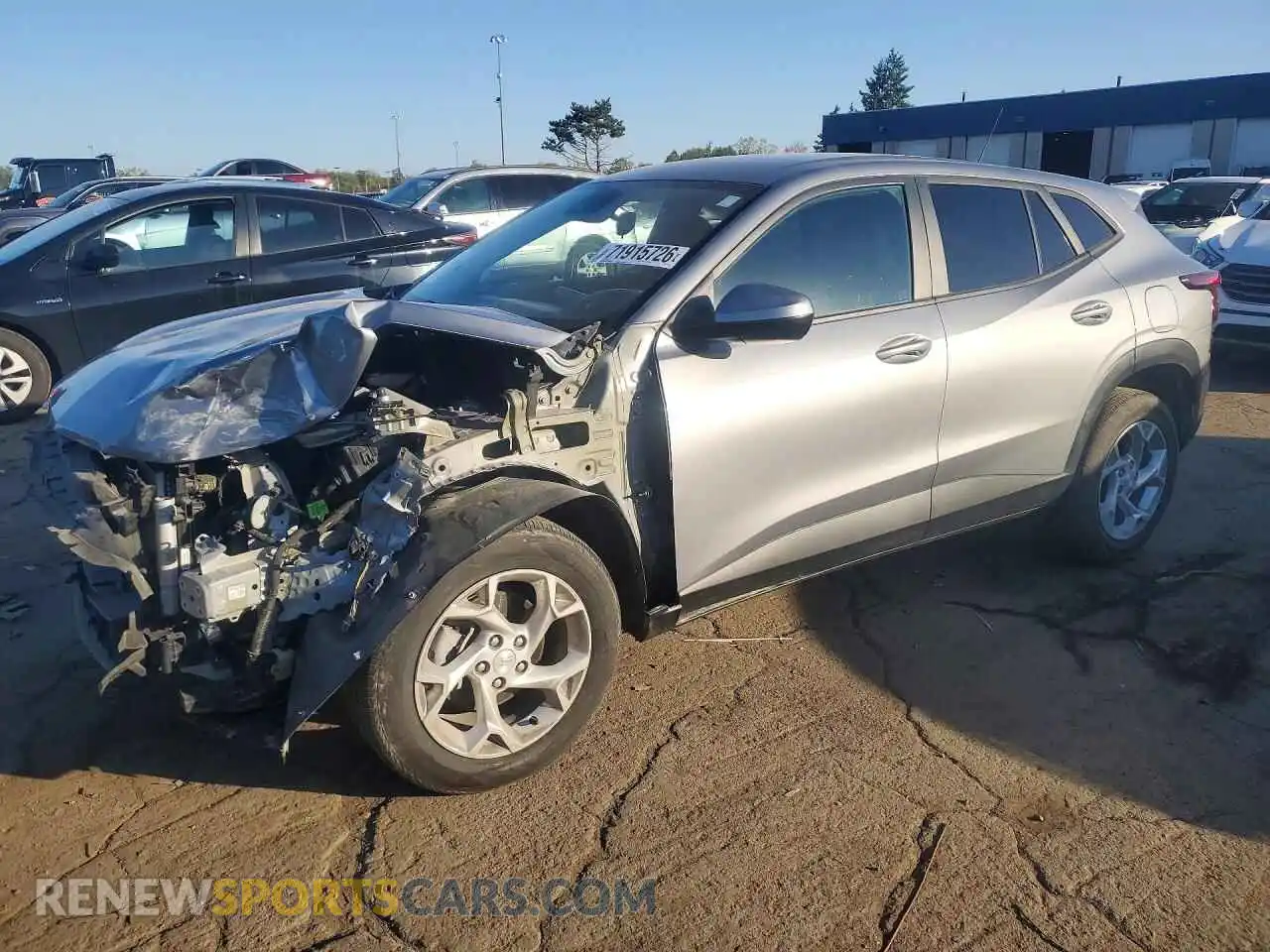 1 Photograph of a damaged car KL77LFEP5SC015185 CHEVROLET TRAX 2025