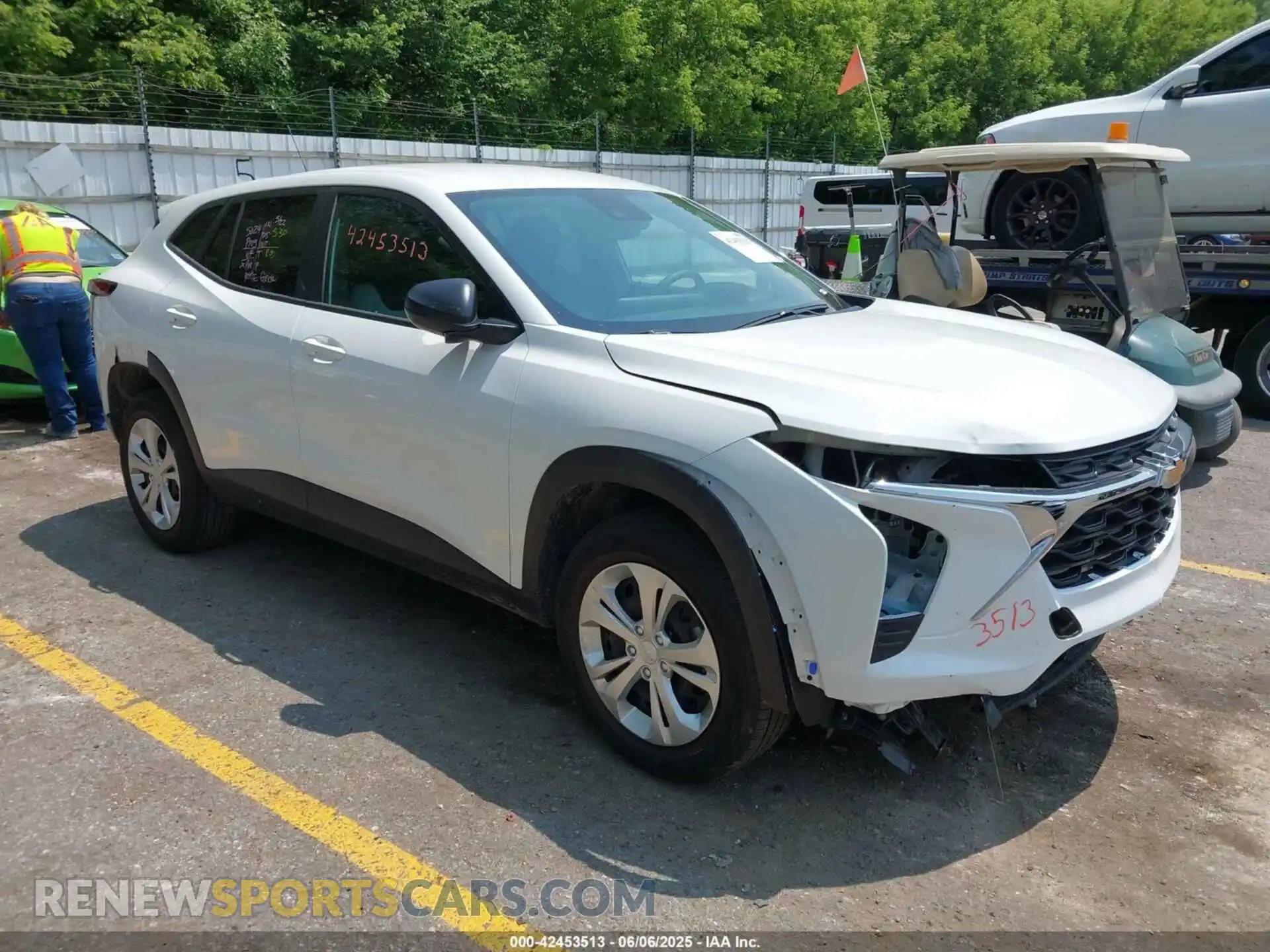 1 Photograph of a damaged car KL77LFEP5SC035405 CHEVROLET TRAX 2025