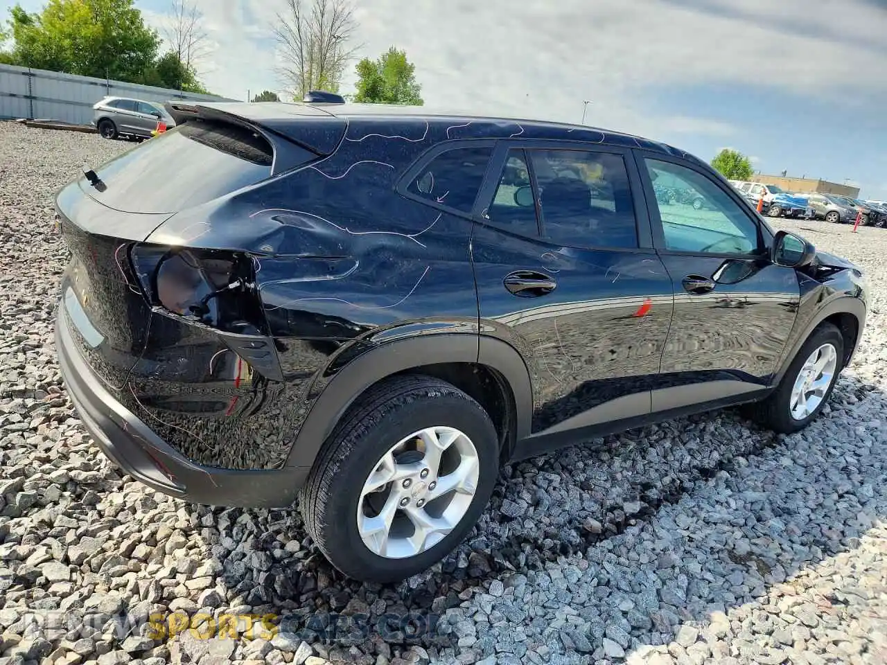 3 fotografías del automóvil dañado KL77LFEP5SC058182 CHEVROLET TRAX 2025