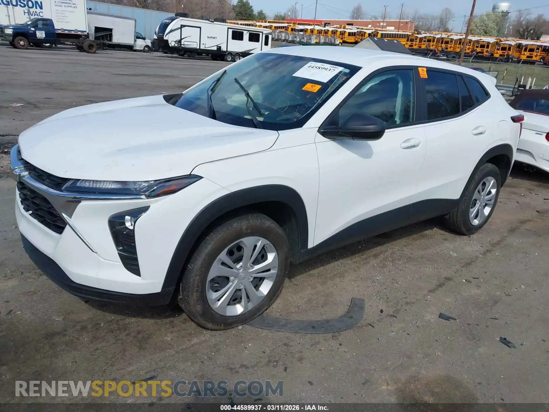 2 Photograph of a damaged car KL77LFEP5SC129297 CHEVROLET TRAX 2025
