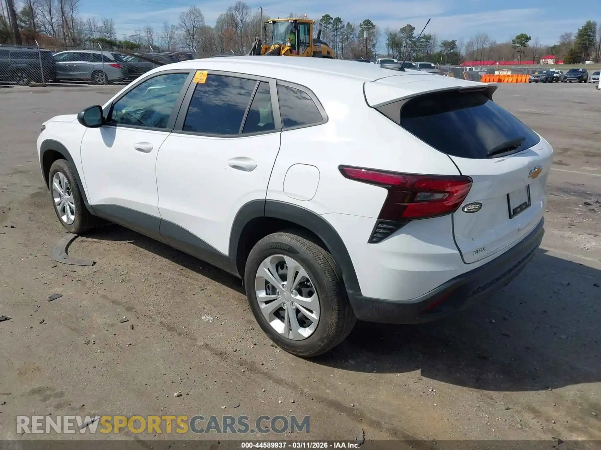 3 Photograph of a damaged car KL77LFEP5SC129297 CHEVROLET TRAX 2025