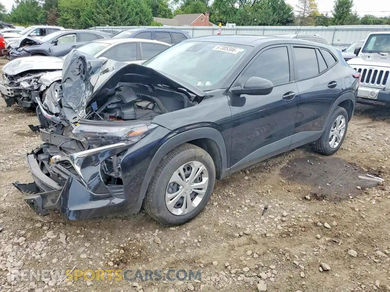 1 Photograph of a damaged car KL77LFEP5SC156290 CHEVROLET TRAX 2025