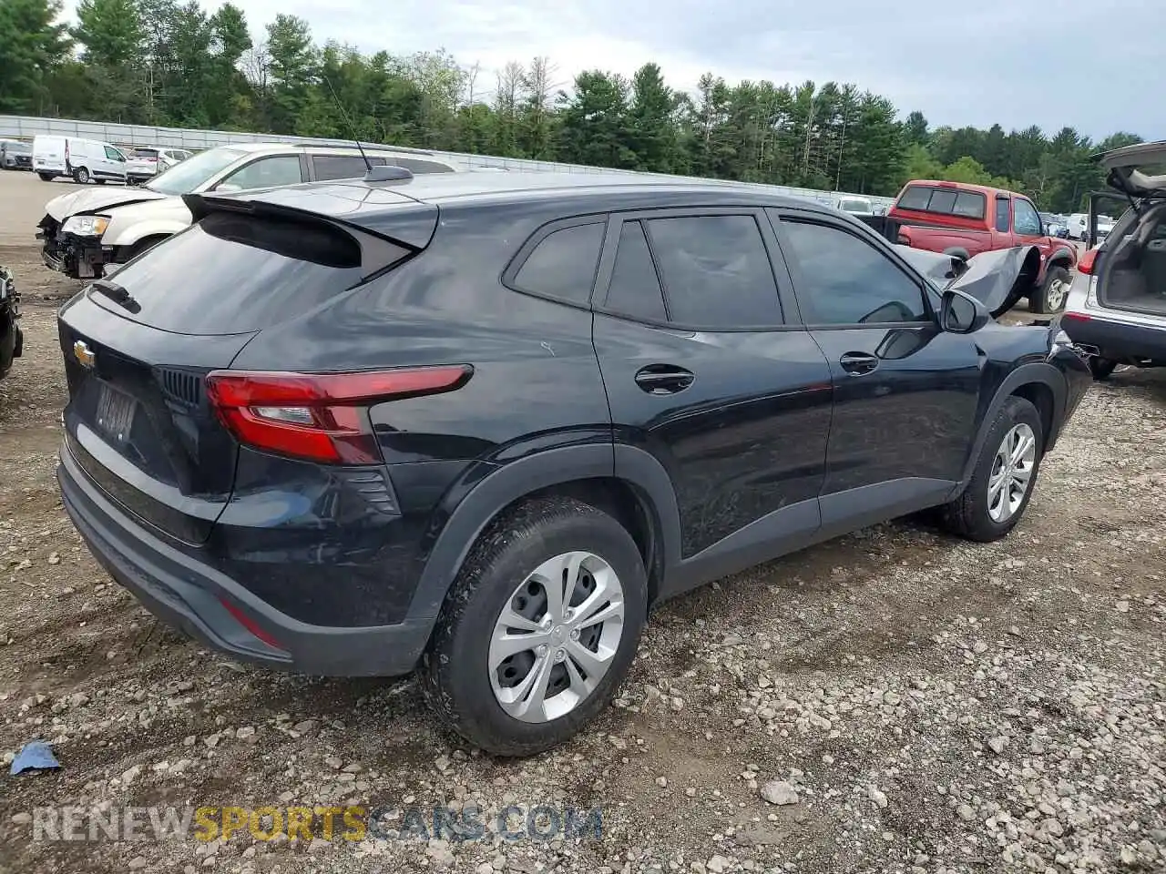 3 Photograph of a damaged car KL77LFEP5SC156290 CHEVROLET TRAX 2025
