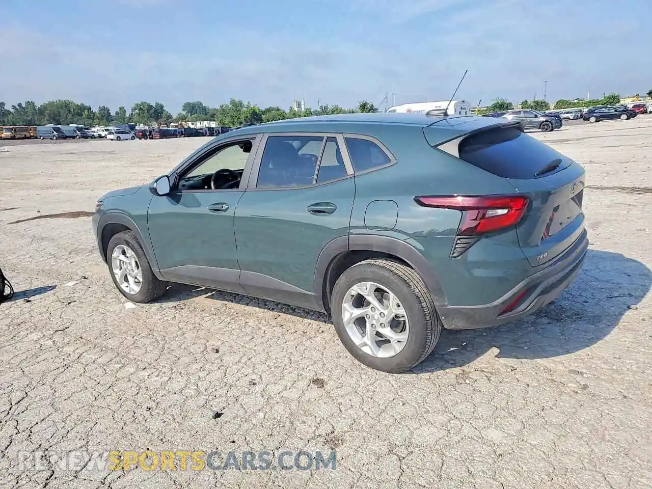 2 Фотография поврежденного автомобиля KL77LFEP5SC290426 CHEVROLET TRAX 2025