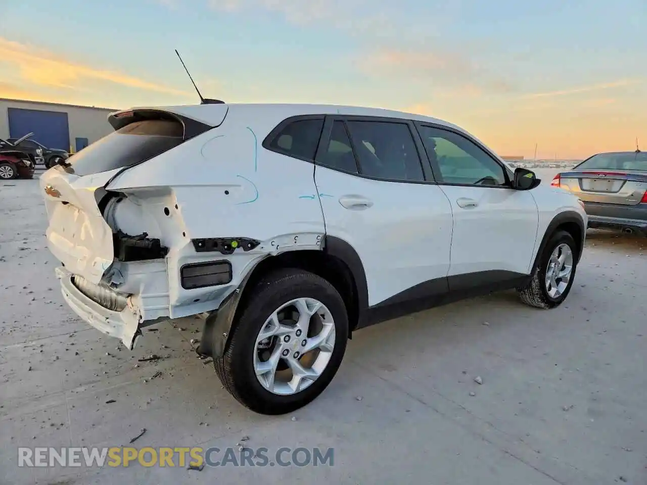 3 Photograph of a damaged car KL77LFEP5SC301229 CHEVROLET TRAX 2025