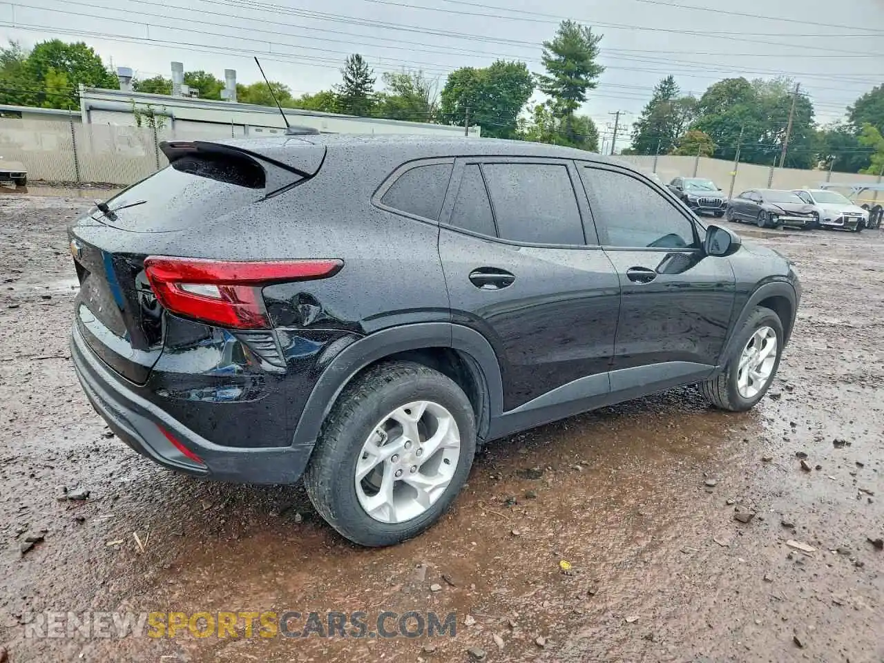 3 fotografías del automóvil dañado KL77LFEP6SC043531 CHEVROLET TRAX 2025