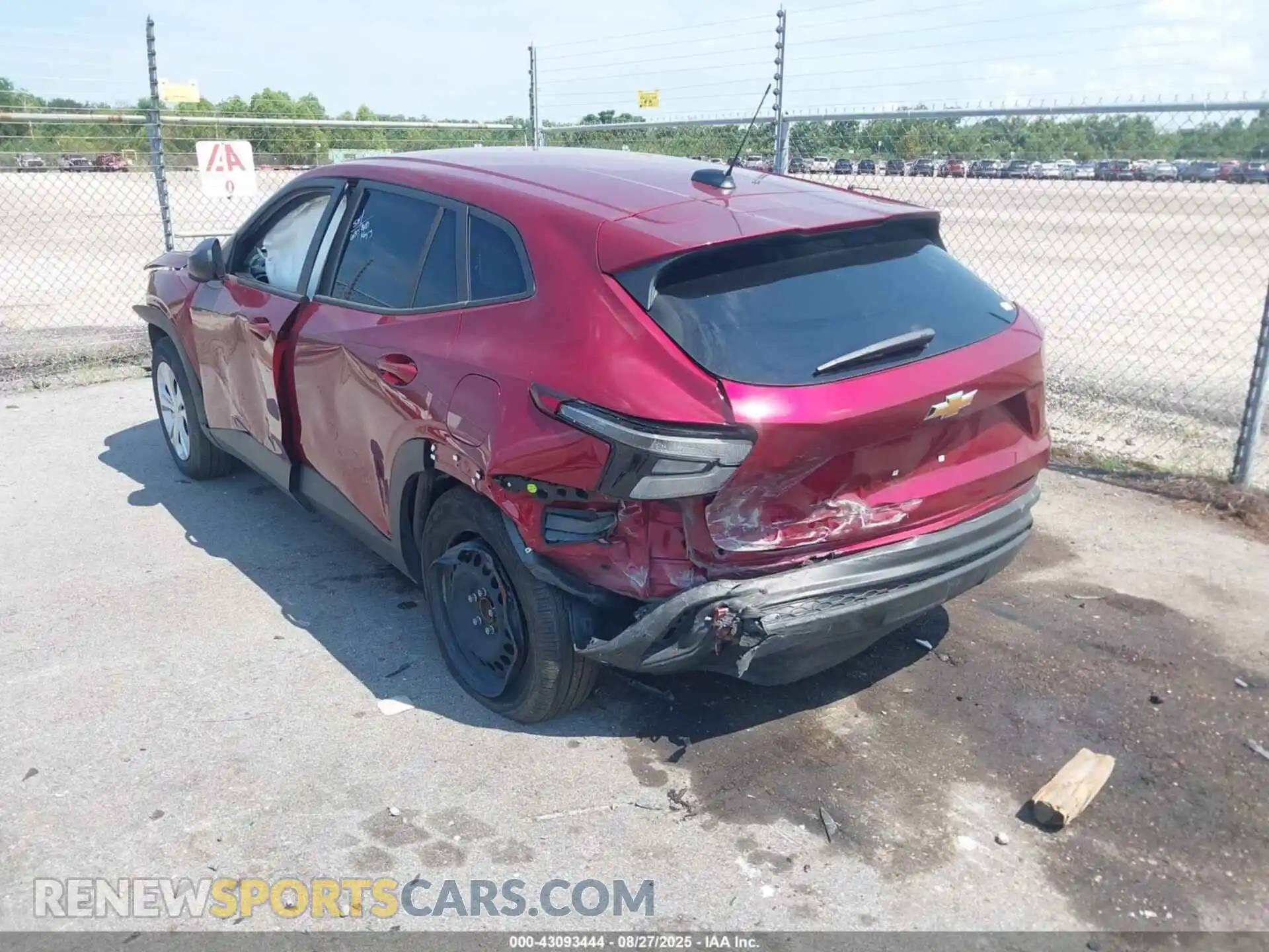 3 Photograph of a damaged car KL77LFEP6SC142902 CHEVROLET TRAX 2025