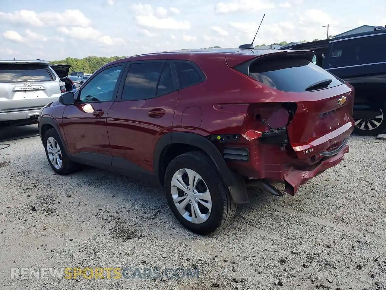 2 Photograph of a damaged car KL77LFEP6SC147002 CHEVROLET TRAX 2025