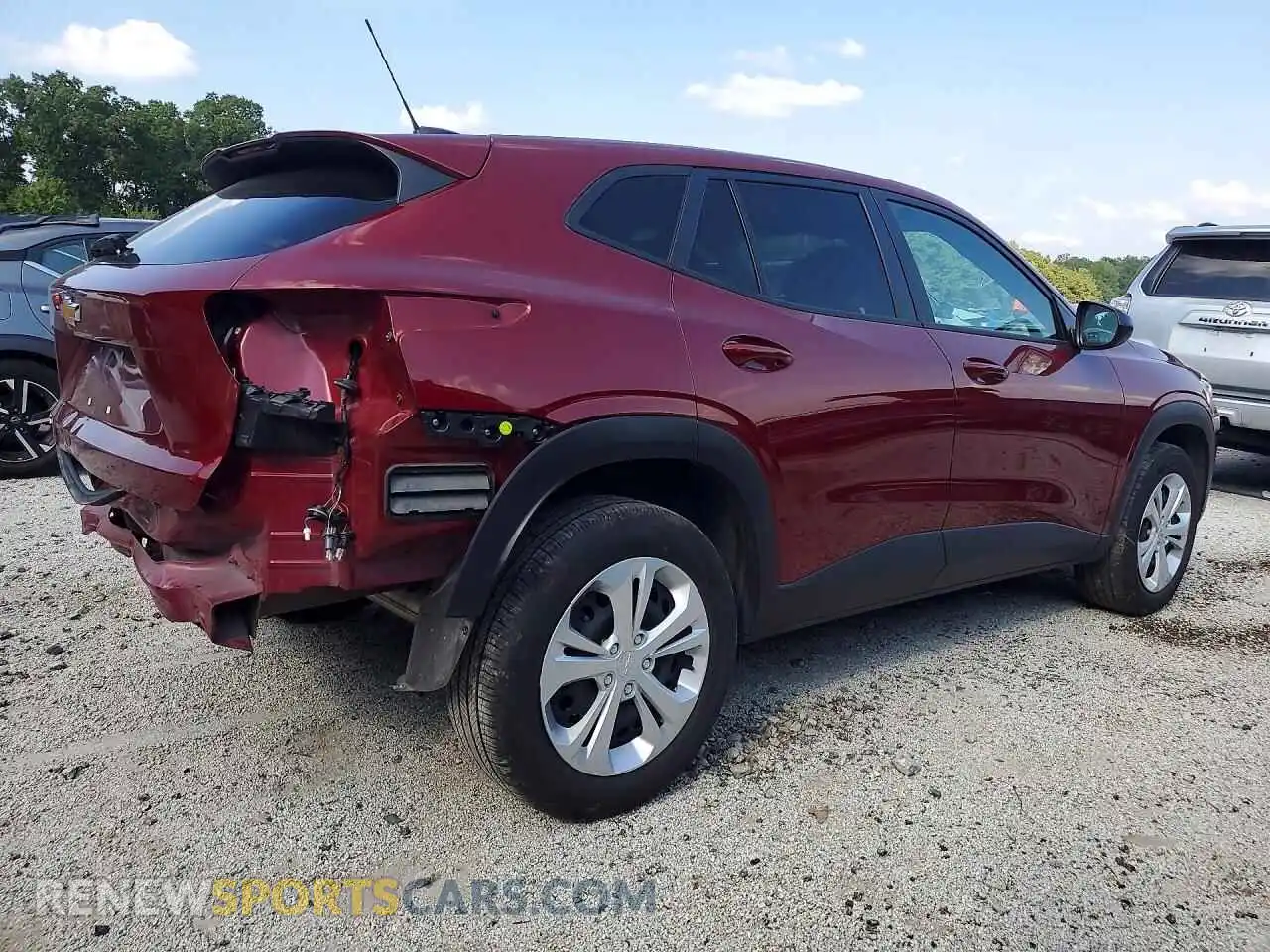 3 Photograph of a damaged car KL77LFEP6SC147002 CHEVROLET TRAX 2025