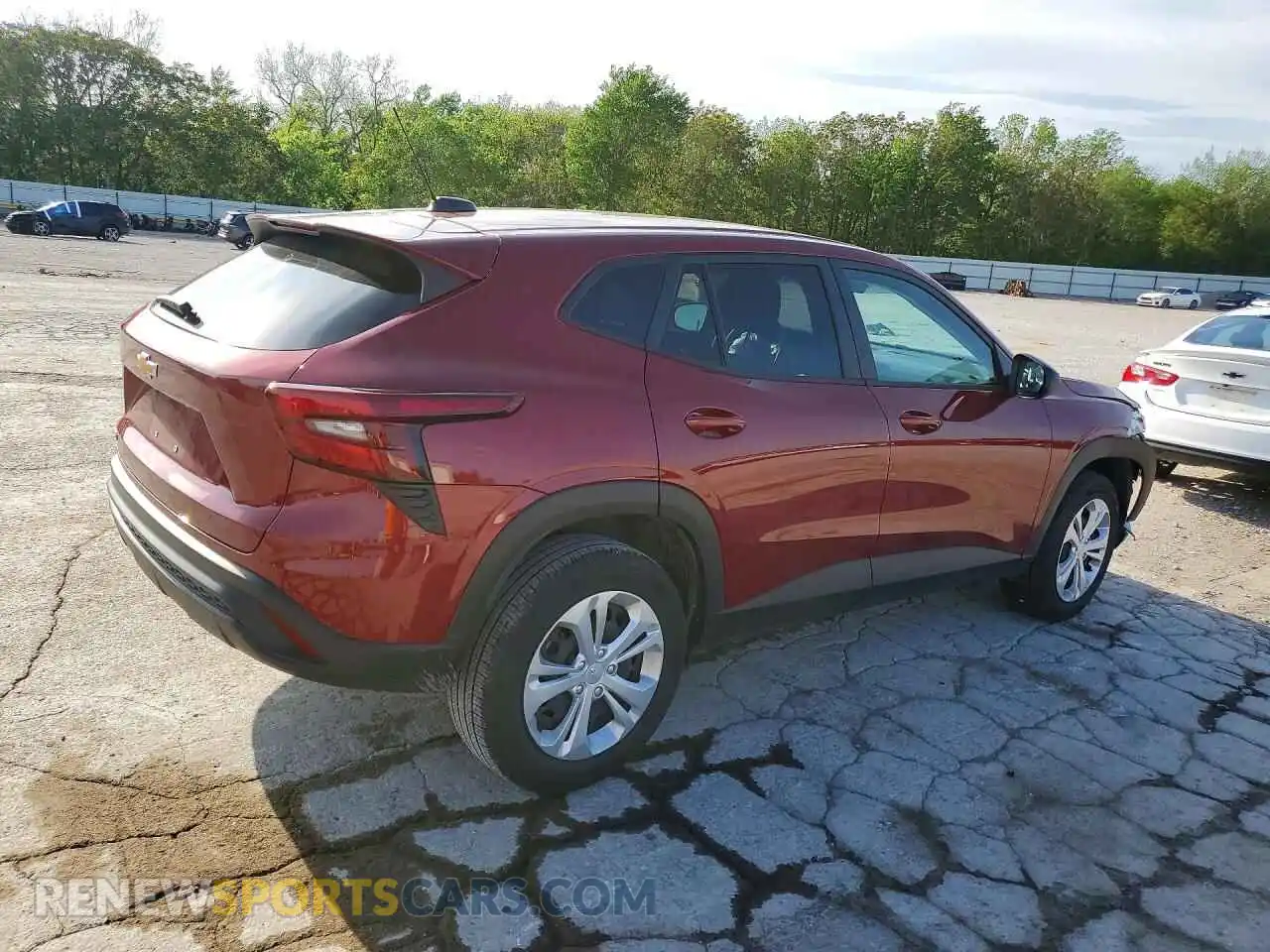 3 fotografías del automóvil dañado KL77LFEP6SC158663 CHEVROLET TRAX 2025