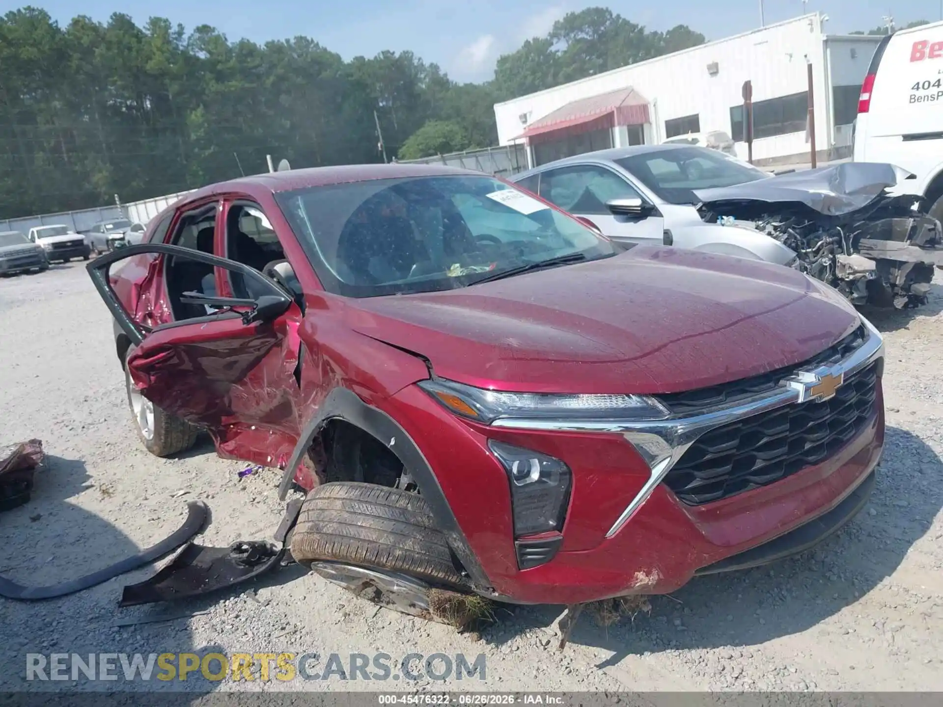 1 Photograph of a damaged car KL77LFEP7SC009971 CHEVROLET TRAX 2025