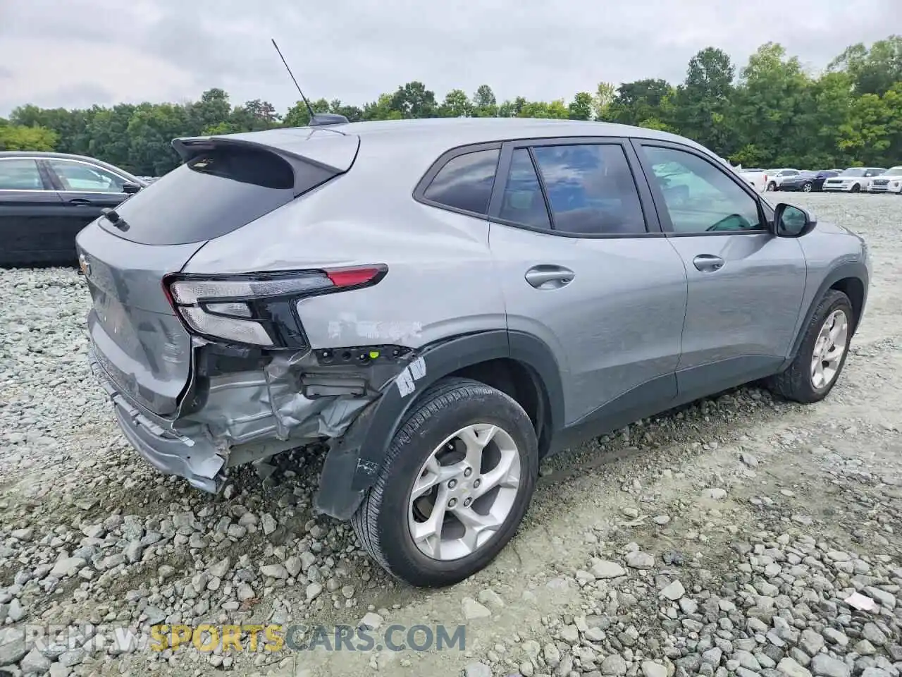 3 fotografías del automóvil dañado KL77LFEP7SC034286 CHEVROLET TRAX 2025
