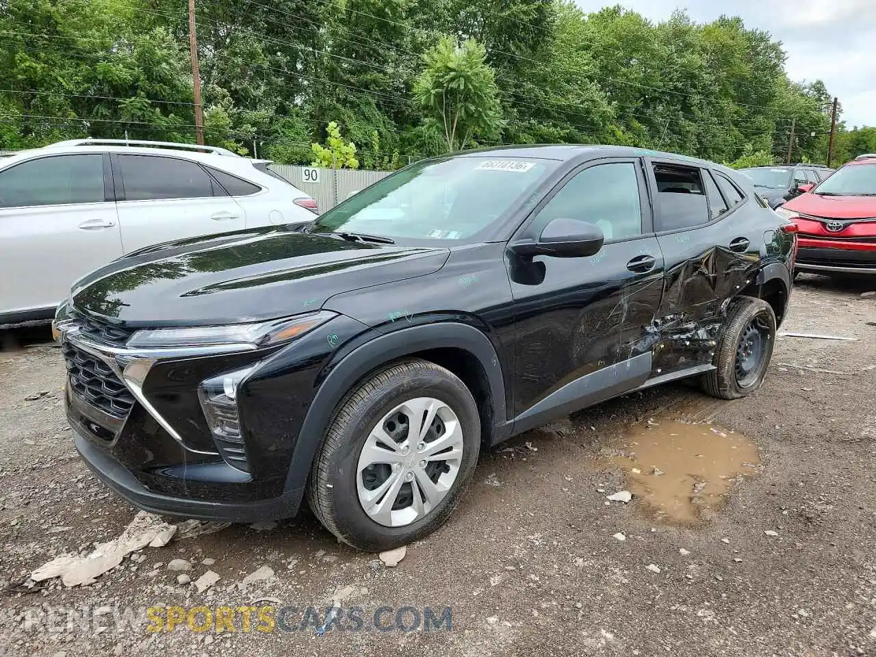 1 Photograph of a damaged car KL77LFEP7SC264331 CHEVROLET TRAX 2025