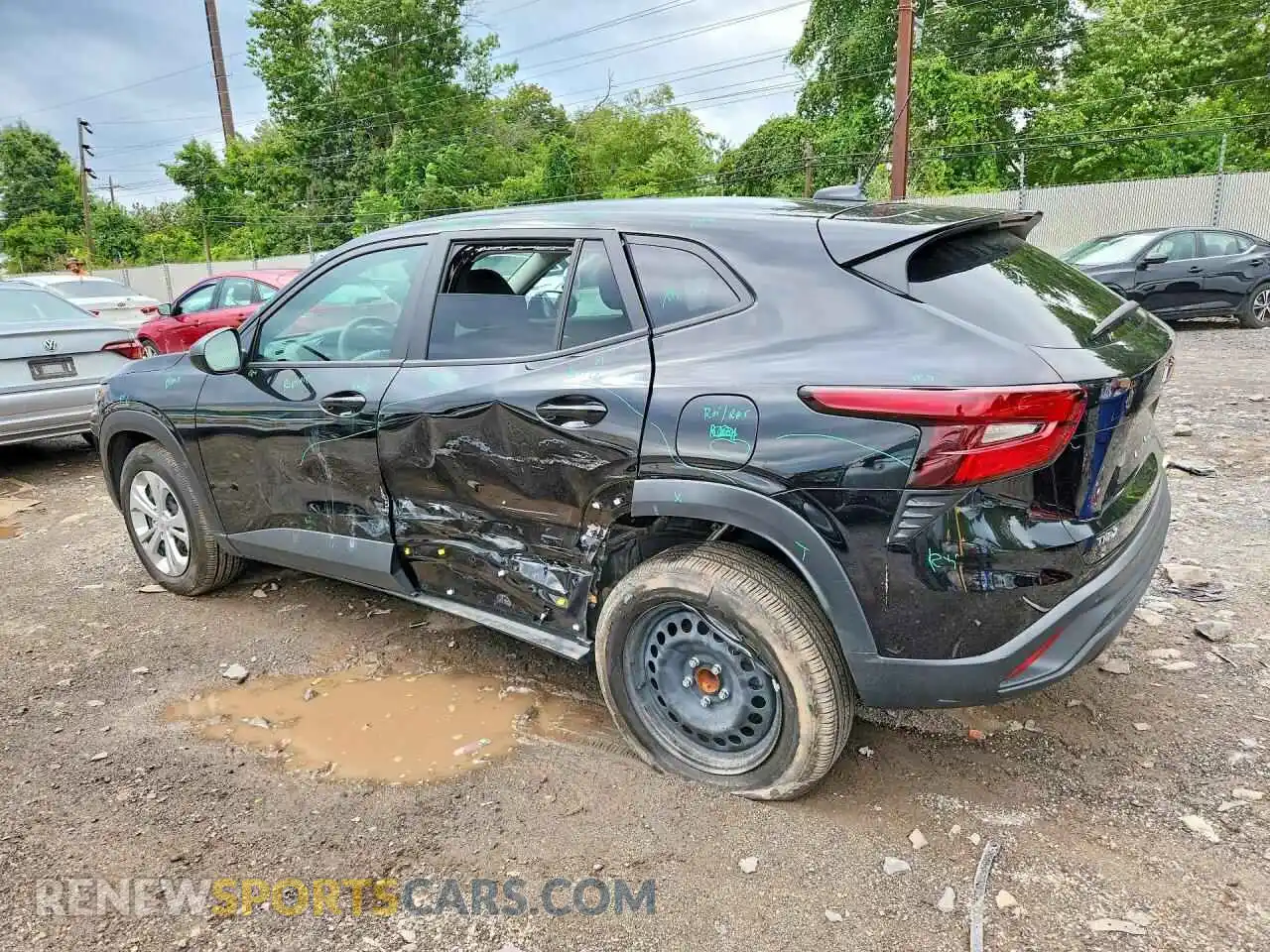 2 Photograph of a damaged car KL77LFEP7SC264331 CHEVROLET TRAX 2025