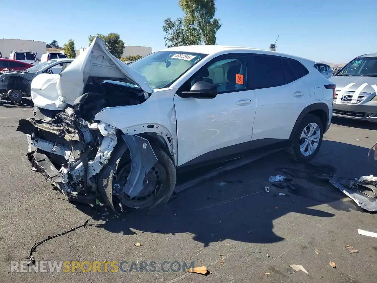 1 Photograph of a damaged car KL77LFEP7SC276396 CHEVROLET TRAX 2025
