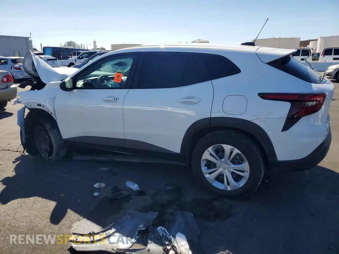2 Photograph of a damaged car KL77LFEP7SC276396 CHEVROLET TRAX 2025