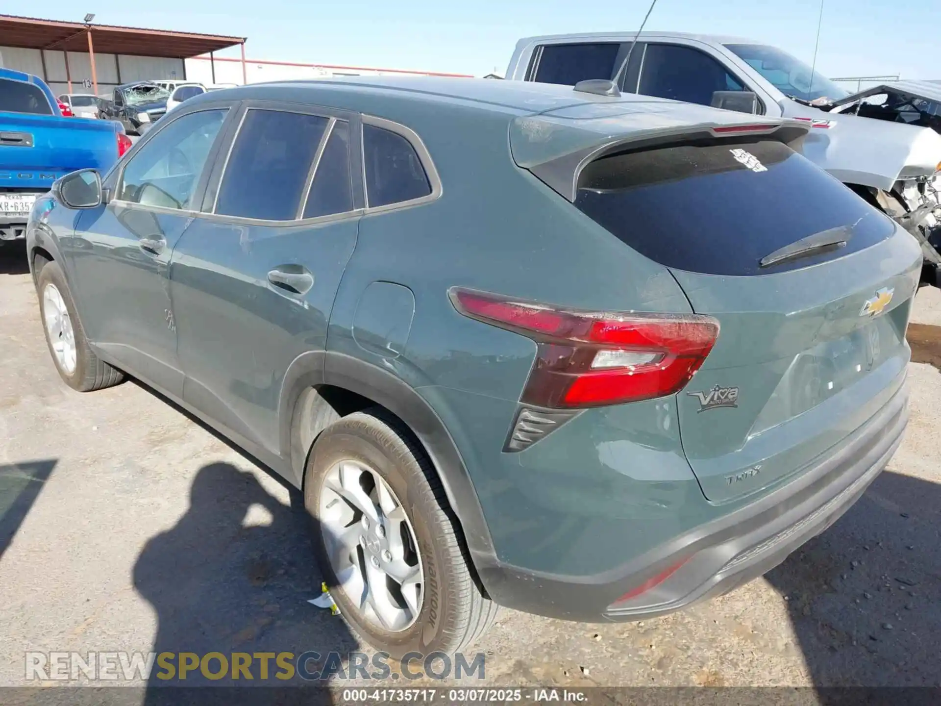 3 Photograph of a damaged car KL77LFEP8SC066146 CHEVROLET TRAX 2025