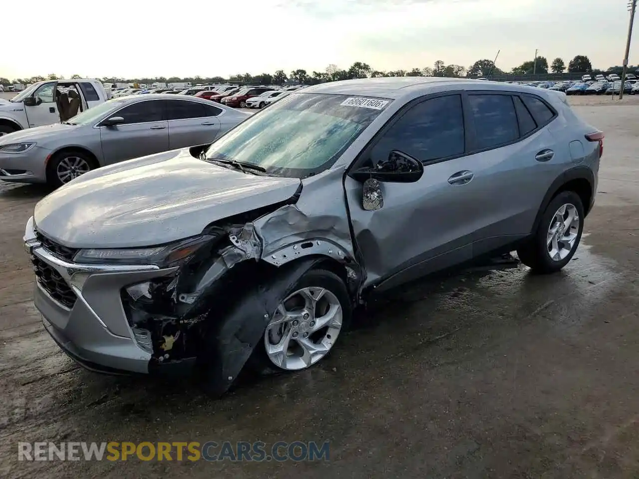 1 Photograph of a damaged car KL77LFEP8SC080824 CHEVROLET TRAX 2025