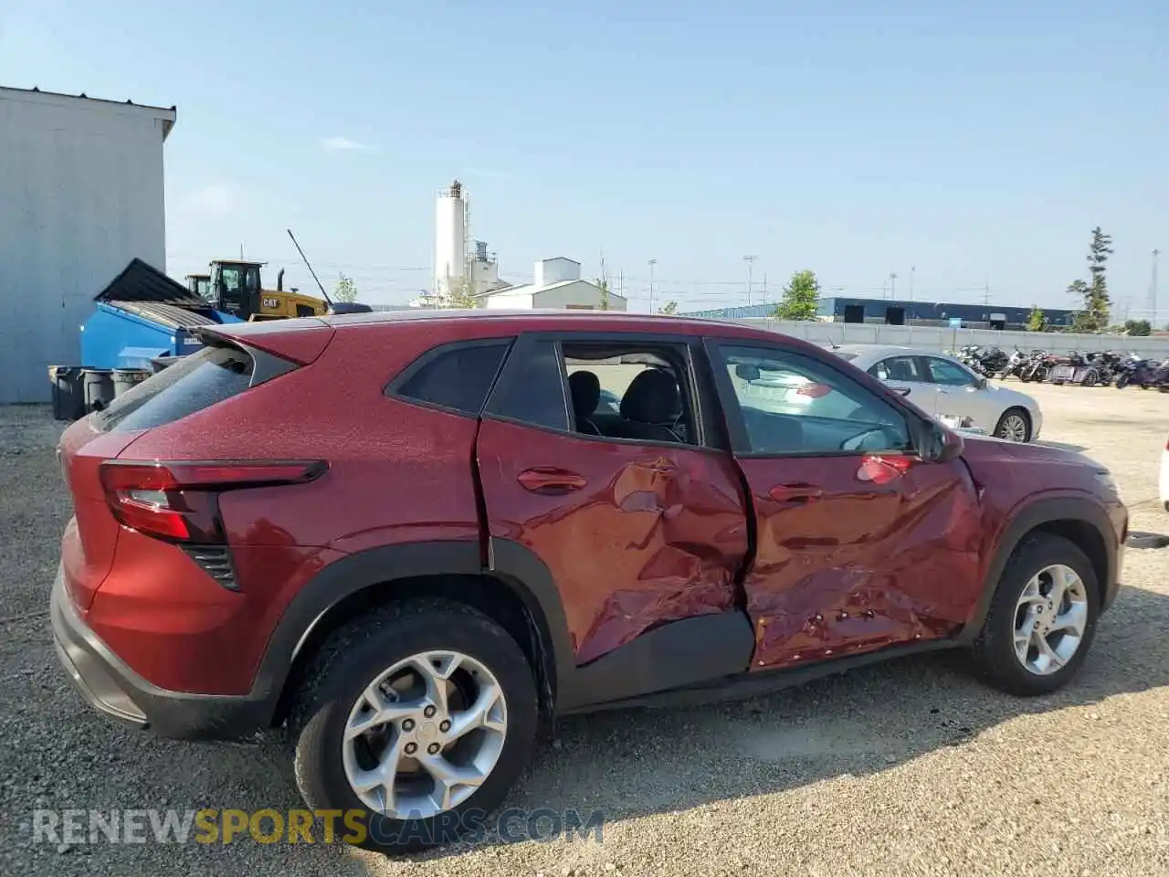 3 Photograph of a damaged car KL77LFEP8SC140083 CHEVROLET TRAX 2025