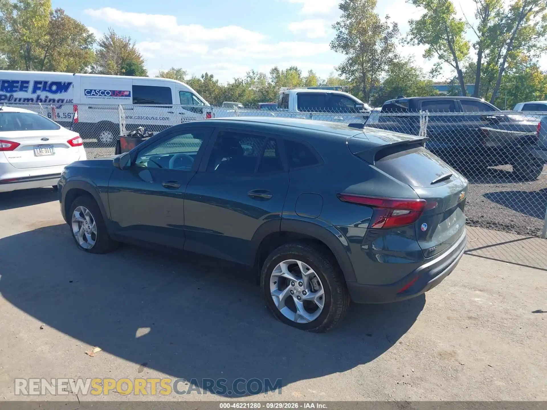 3 Фотография поврежденного автомобиля KL77LFEP8SC202274 CHEVROLET TRAX 2025