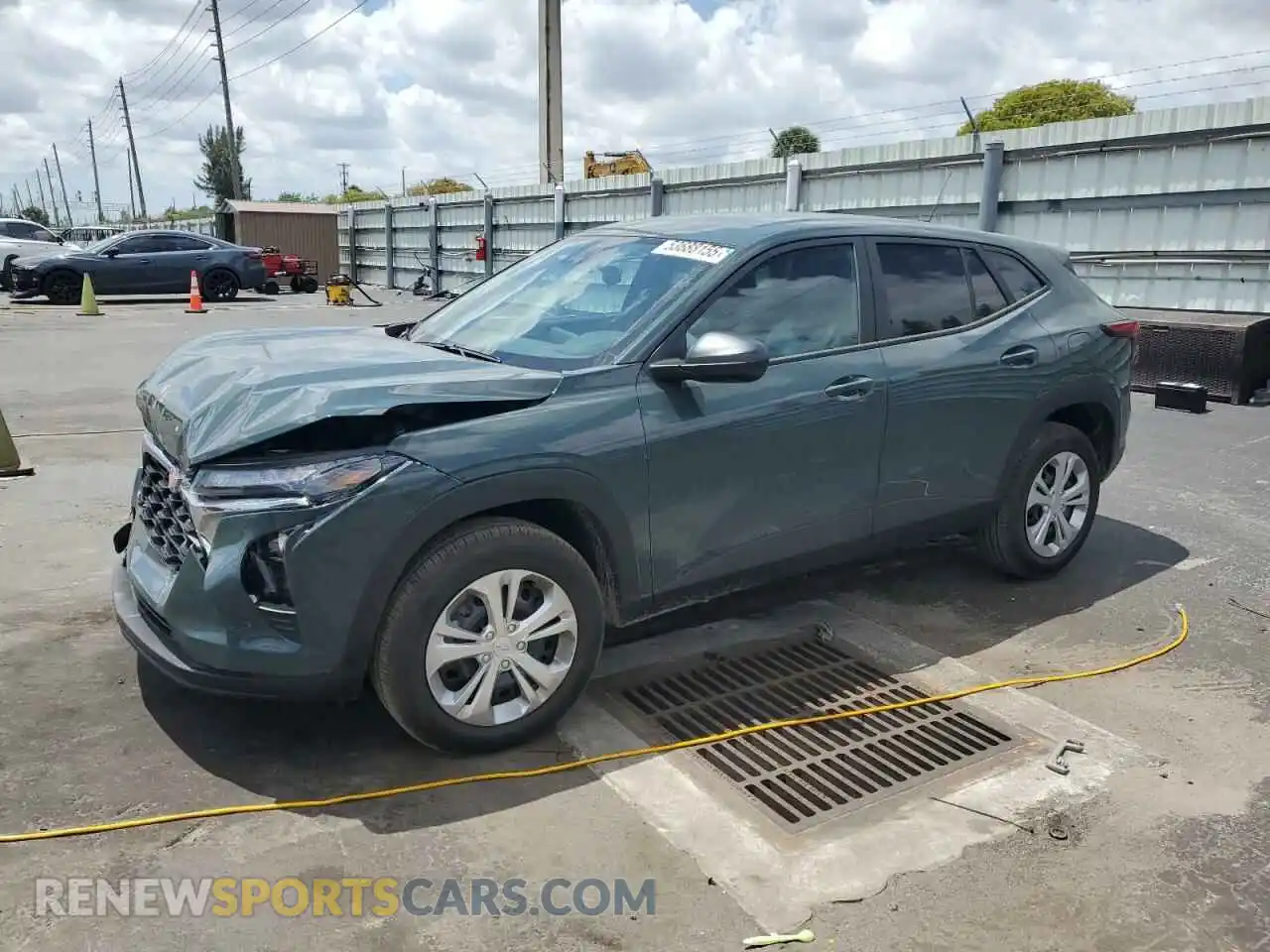 1 Photograph of a damaged car KL77LFEP8SC219799 CHEVROLET TRAX 2025