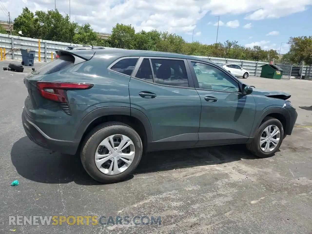 3 Photograph of a damaged car KL77LFEP8SC219799 CHEVROLET TRAX 2025