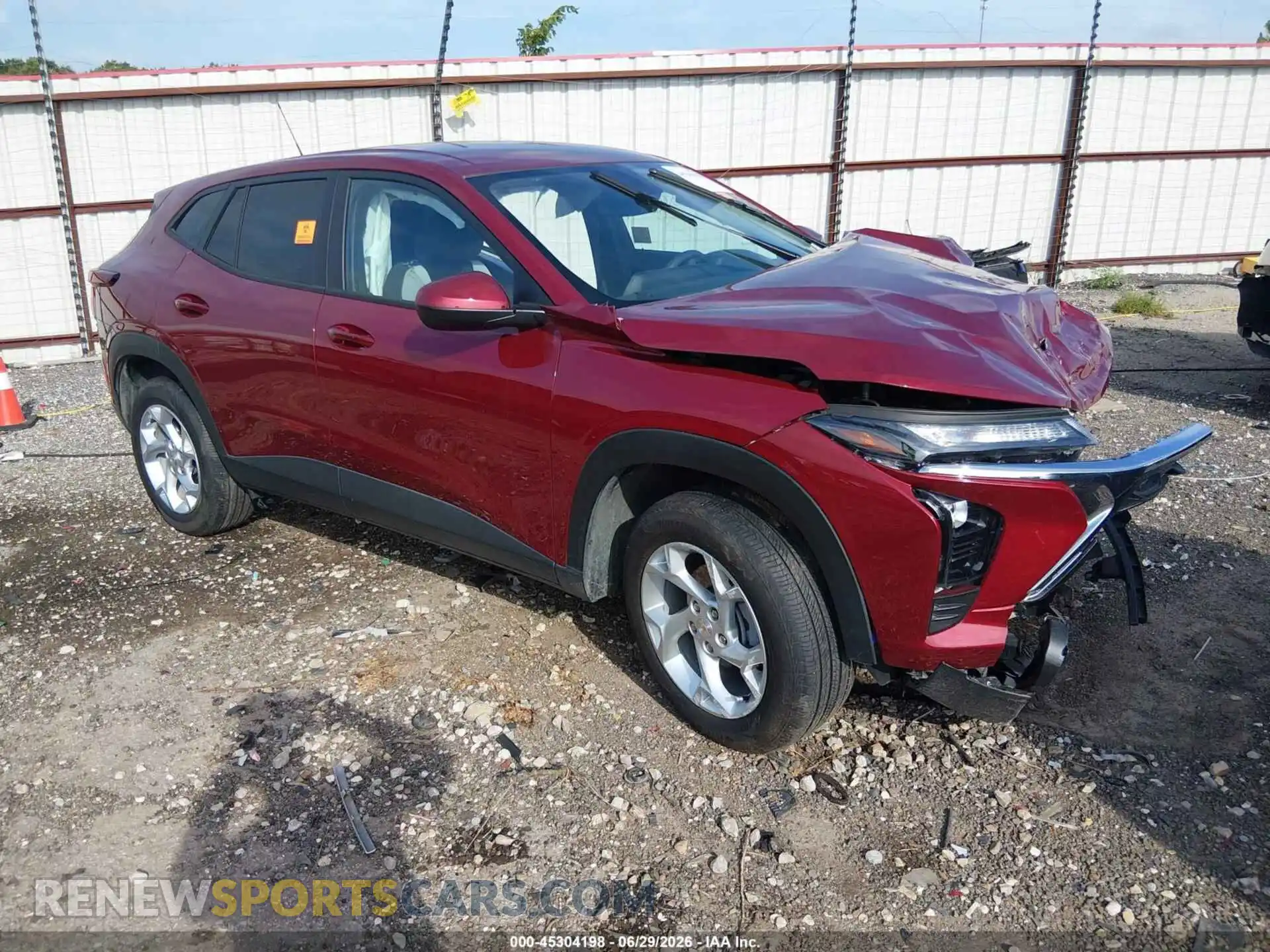 1 Фотография поврежденного автомобиля KL77LFEP8SC293420 CHEVROLET TRAX 2025