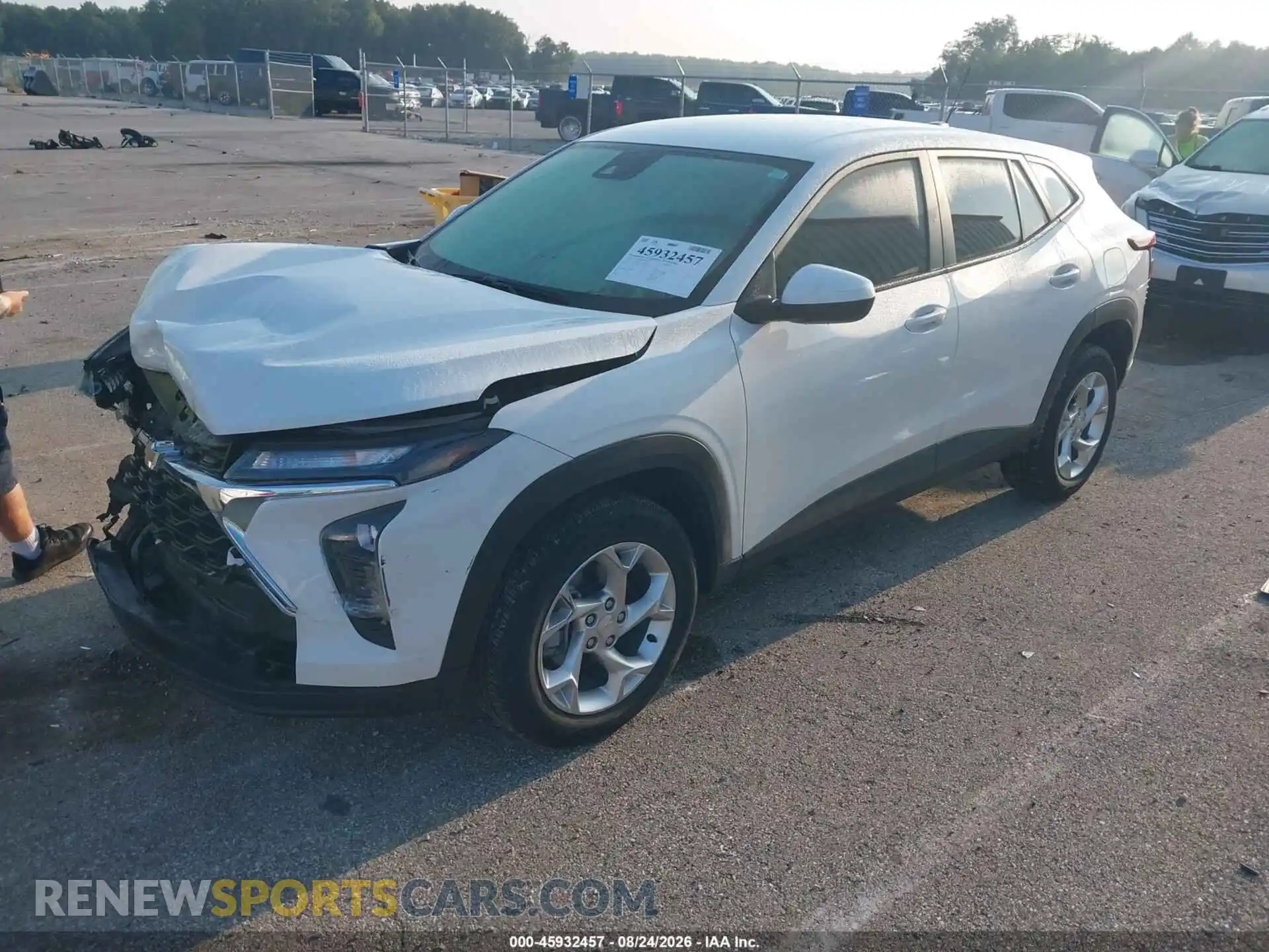 2 fotografías del automóvil dañado KL77LFEP8SC297869 CHEVROLET TRAX 2025